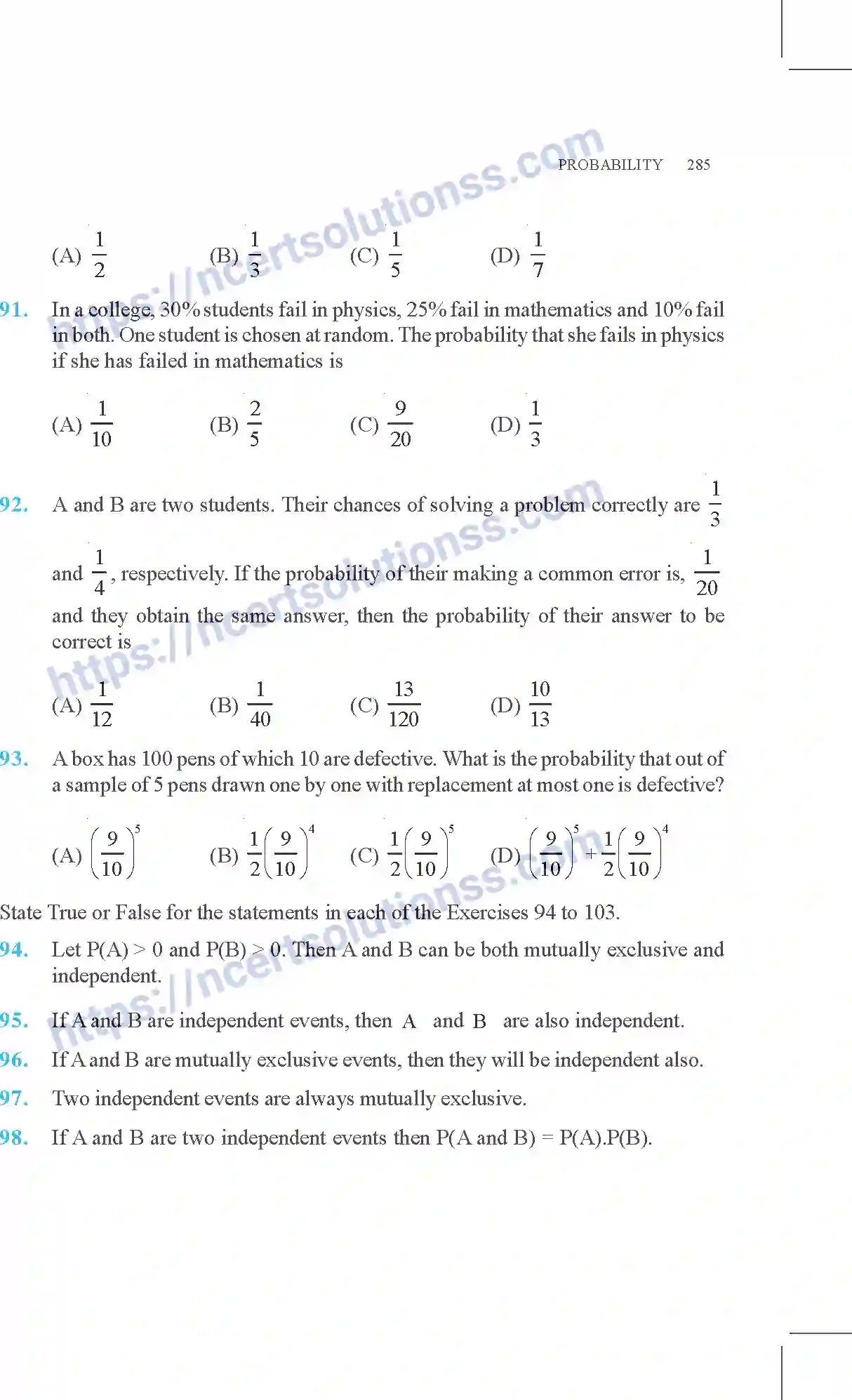 NCERT-Exemplar-Questions-Class-12-Mathematics--Probability-13-page-28
