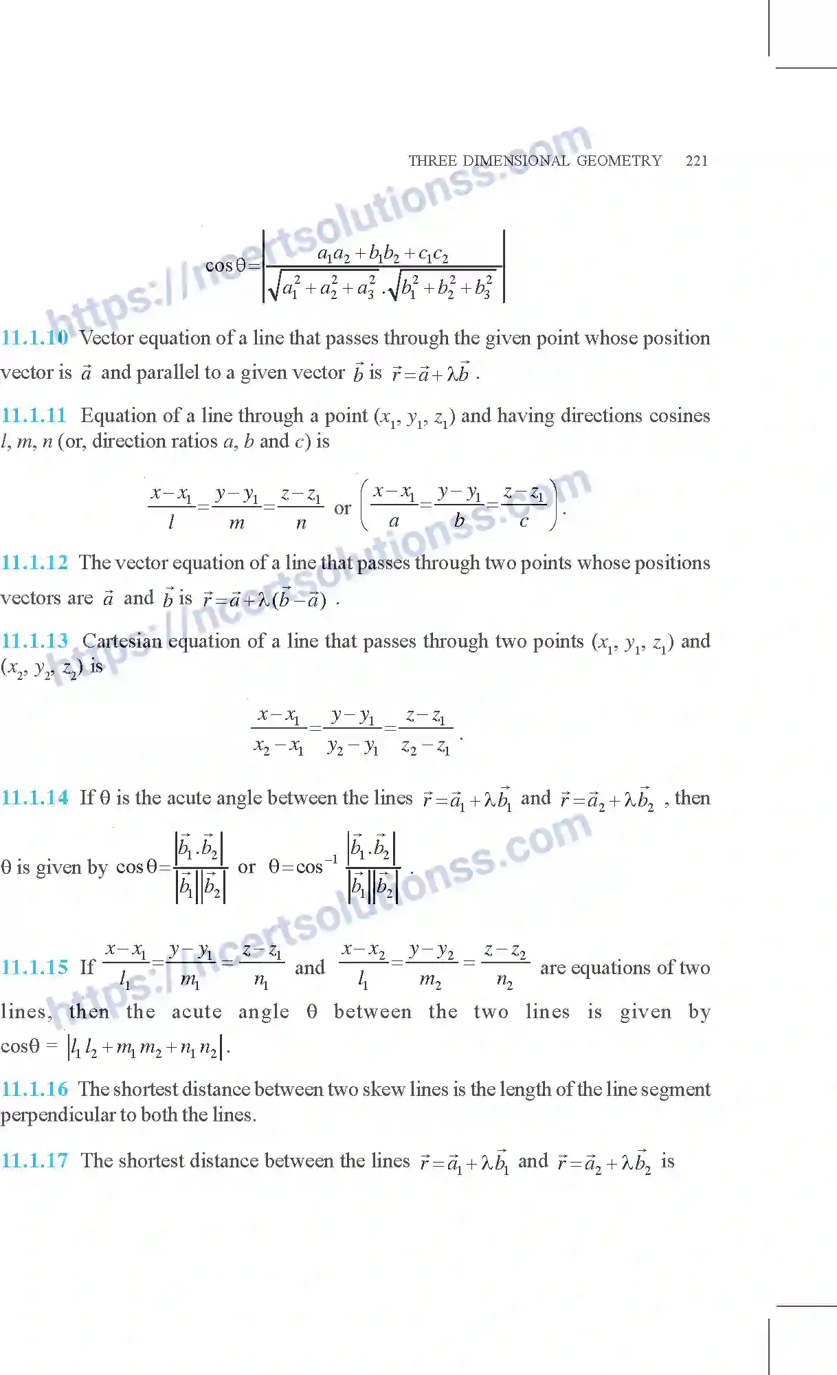NCERT-Exemplar-Questions-Class-12-Mathematics--Three-Dimensional-Geometry-11-page-2