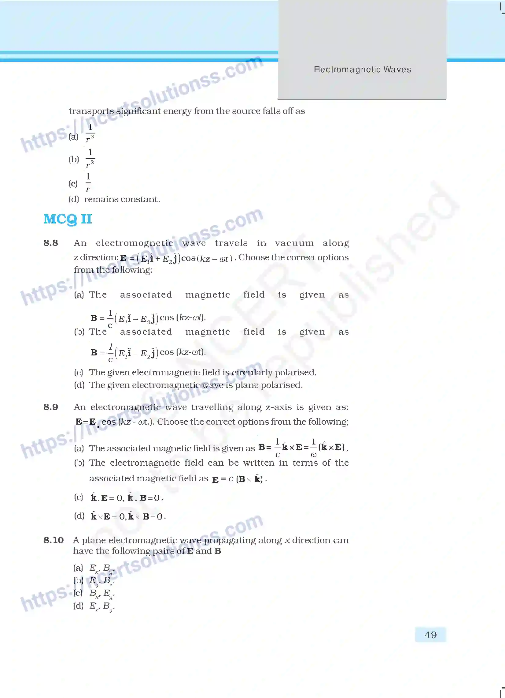 NCERT-Exemplar-Questions-Class-12-Physics--Electromagnetic-Waves-61-page-3