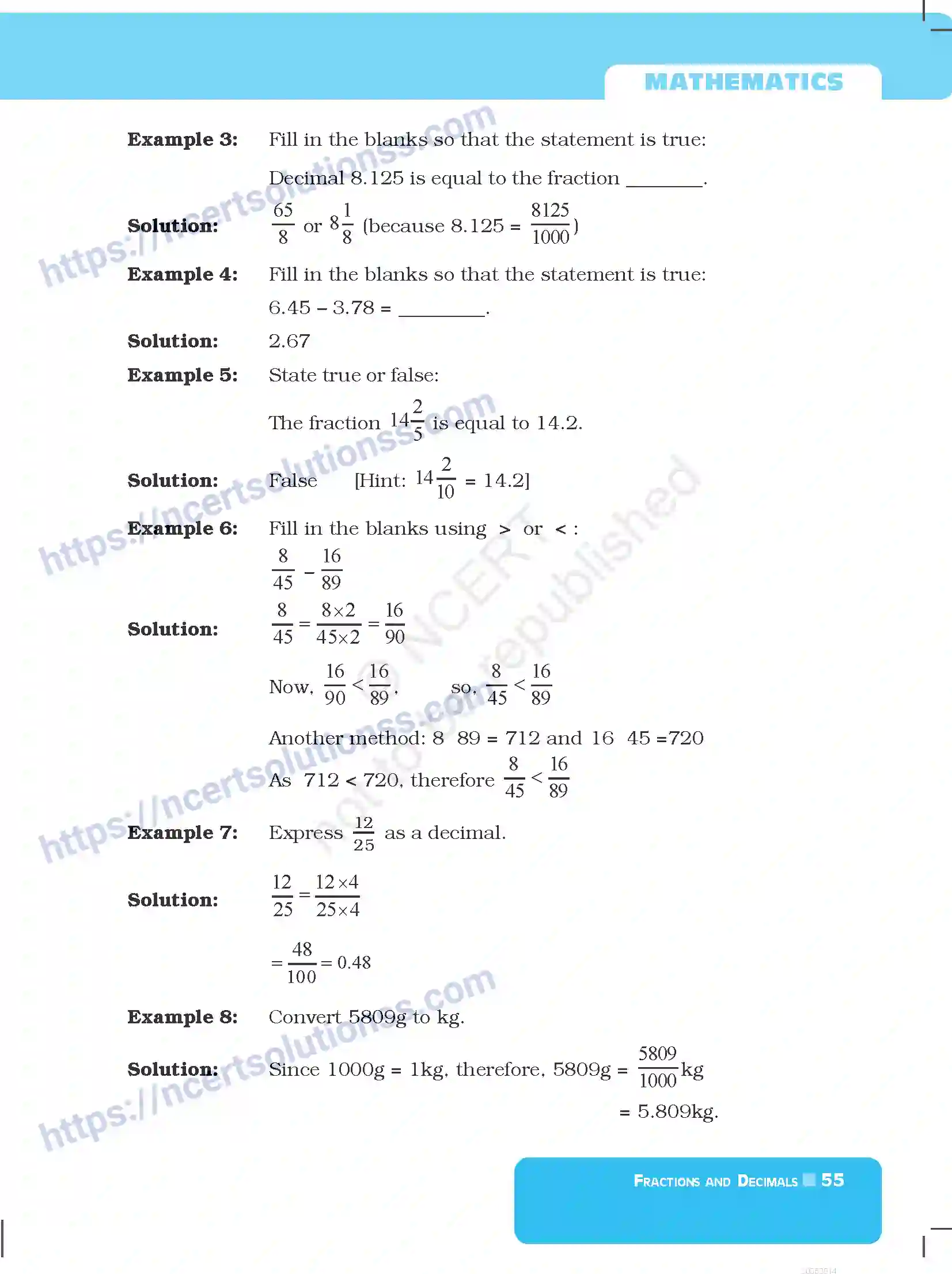NCERT-Exemplar-Questions-Class-6-Mathematics--Fractions-and-Decimals-284-page-3
