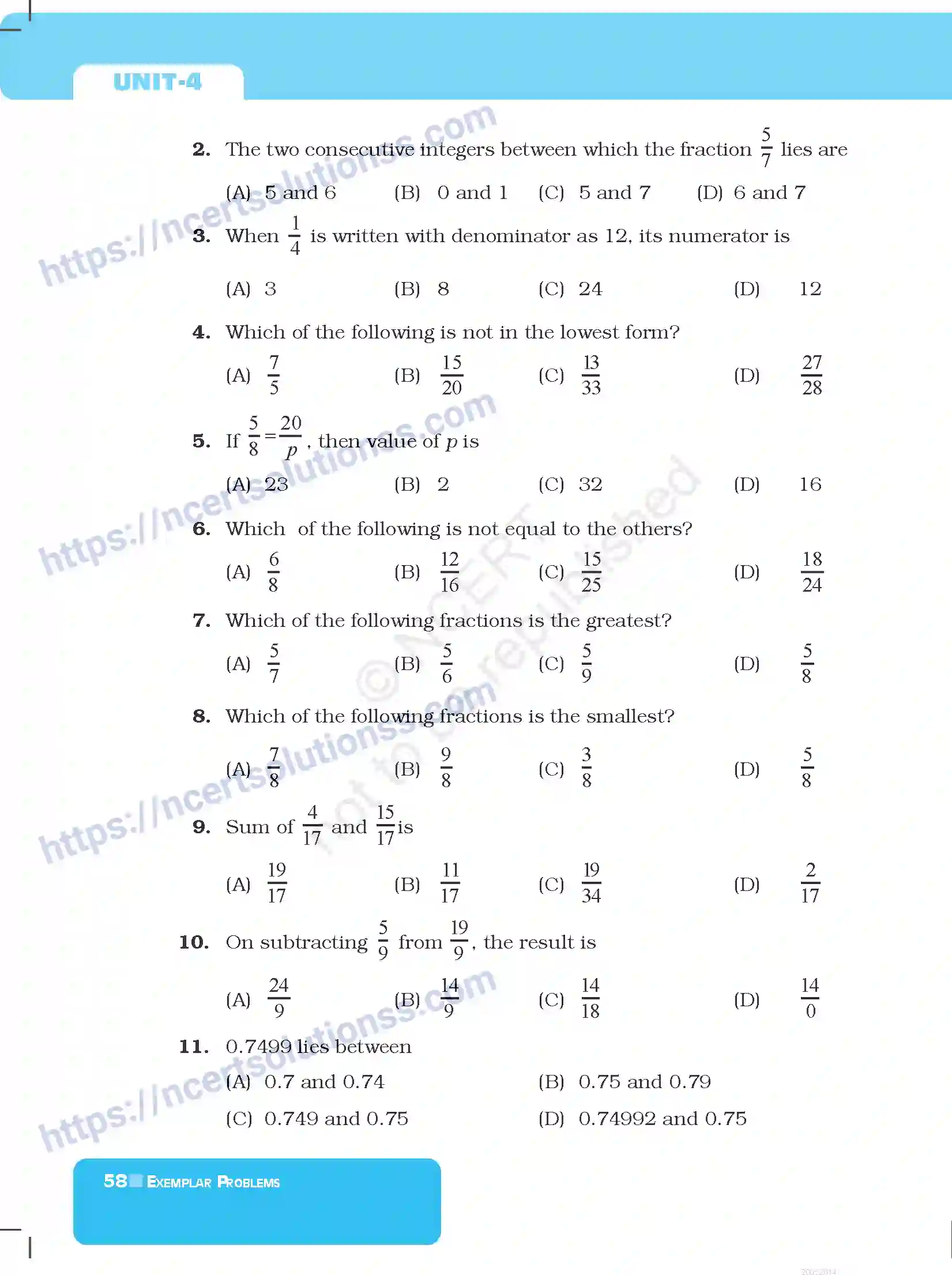 NCERT-Exemplar-Questions-Class-6-Mathematics--Fractions-and-Decimals-284-page-6