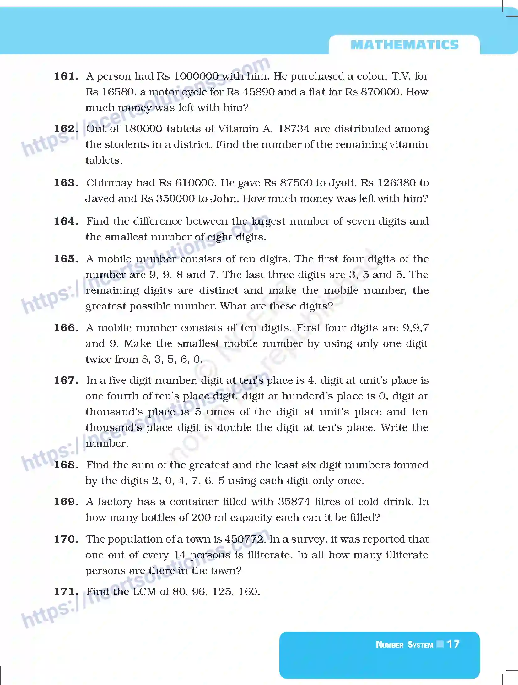 NCERT-Exemplar-Questions-Class-6-Mathematics--Number-System-281-page-17