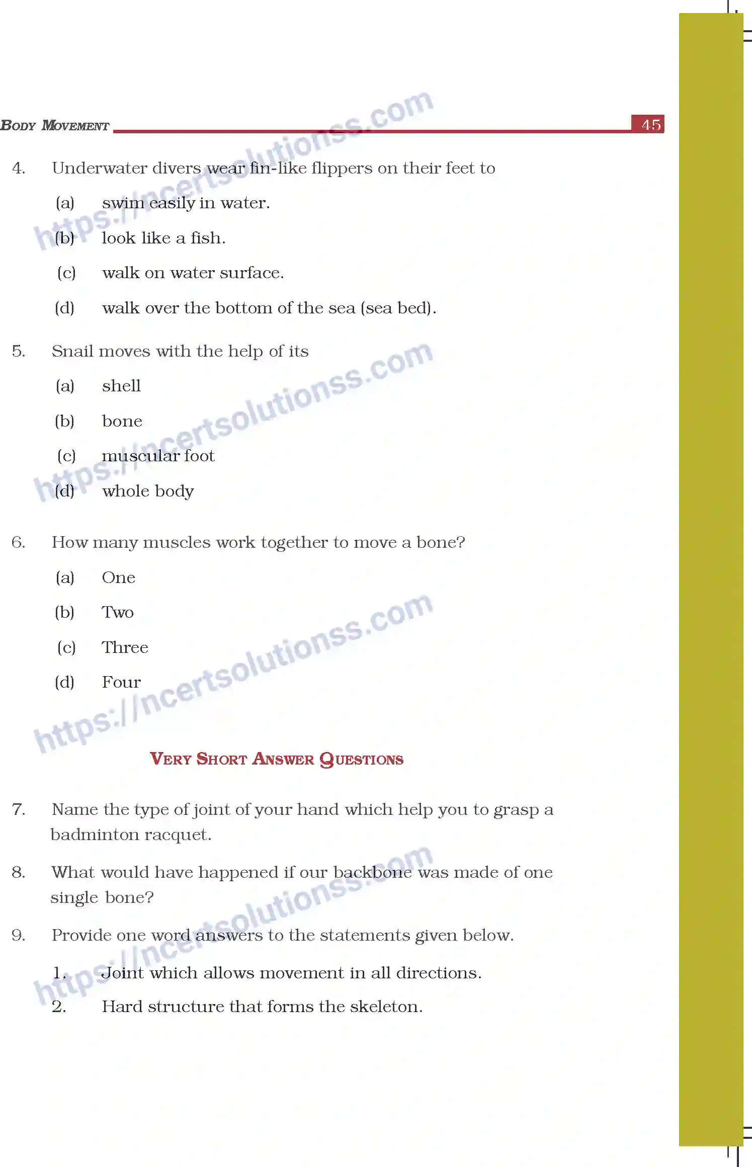 NCERT-Exemplar-Questions-Class-6-Science--Body-Movement-298-page-2