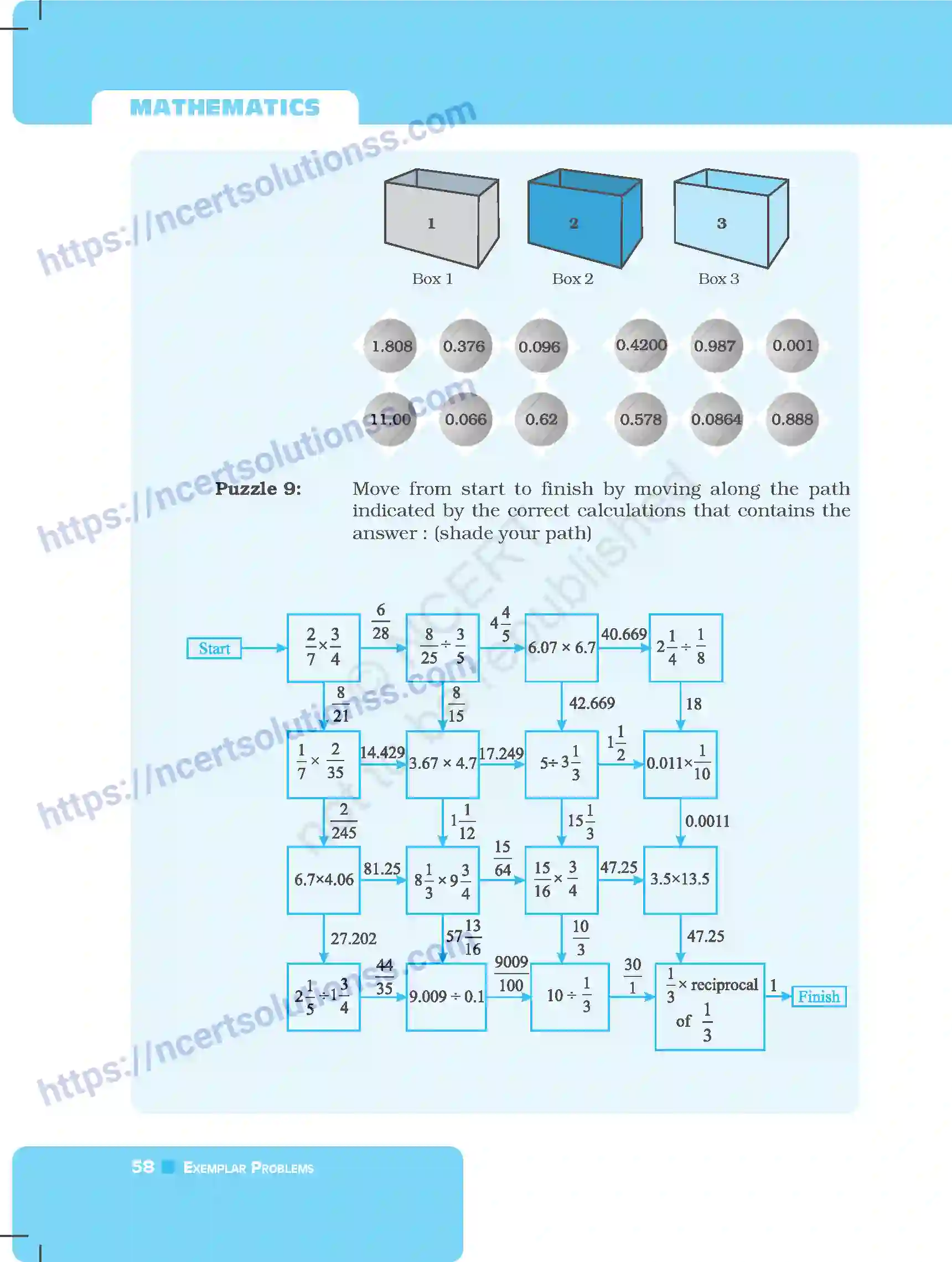NCERT-Exemplar-Questions-Class-7-Mathematics--Fractions-and-Decimals-250-page-33