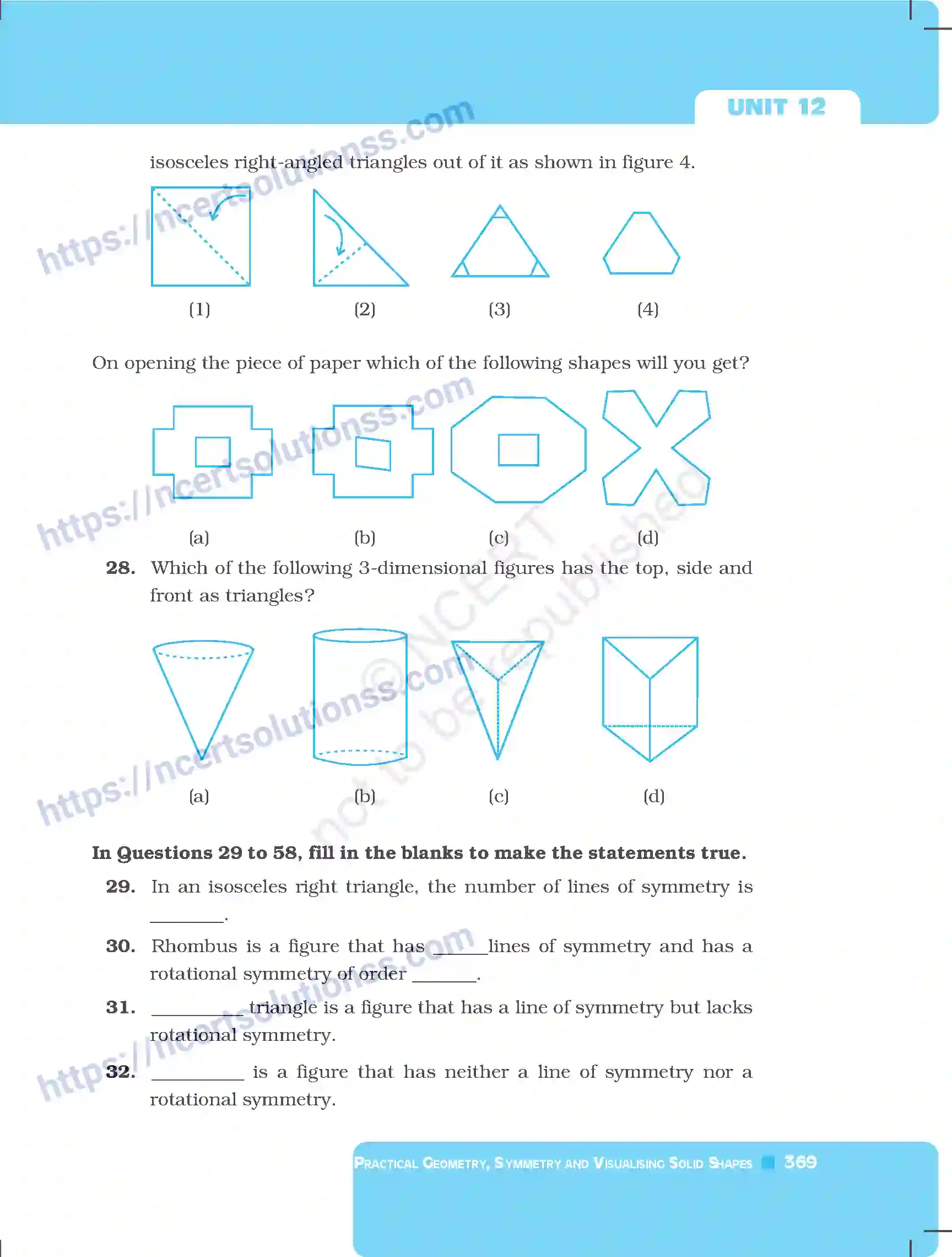 NCERT-Exemplar-Questions-Class-7-Mathematics--Practical-Geometry-Symmetry-and-Visualising-Solid-Shapes-260-page-15