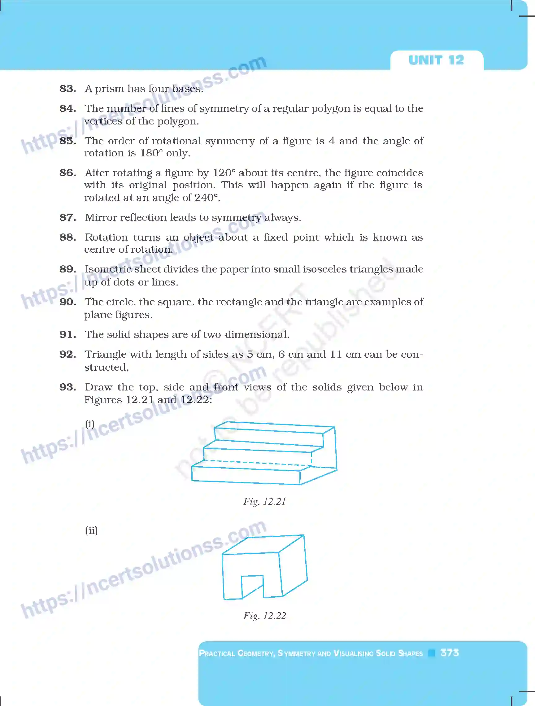NCERT-Exemplar-Questions-Class-7-Mathematics--Practical-Geometry-Symmetry-and-Visualising-Solid-Shapes-260-page-19