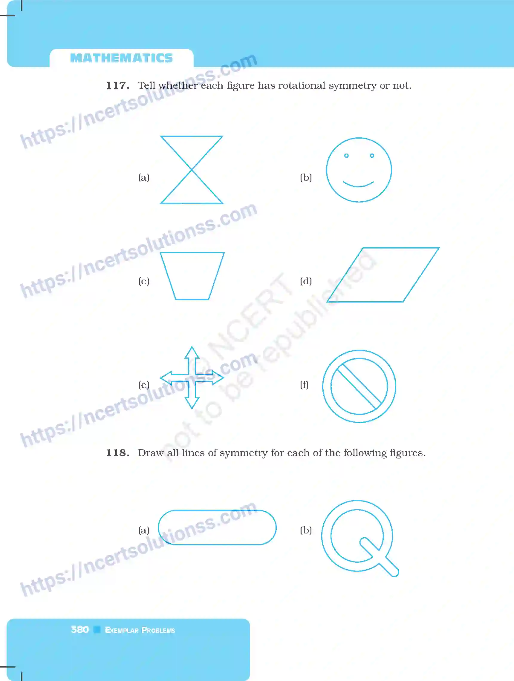 NCERT-Exemplar-Questions-Class-7-Mathematics--Practical-Geometry-Symmetry-and-Visualising-Solid-Shapes-260-page-26