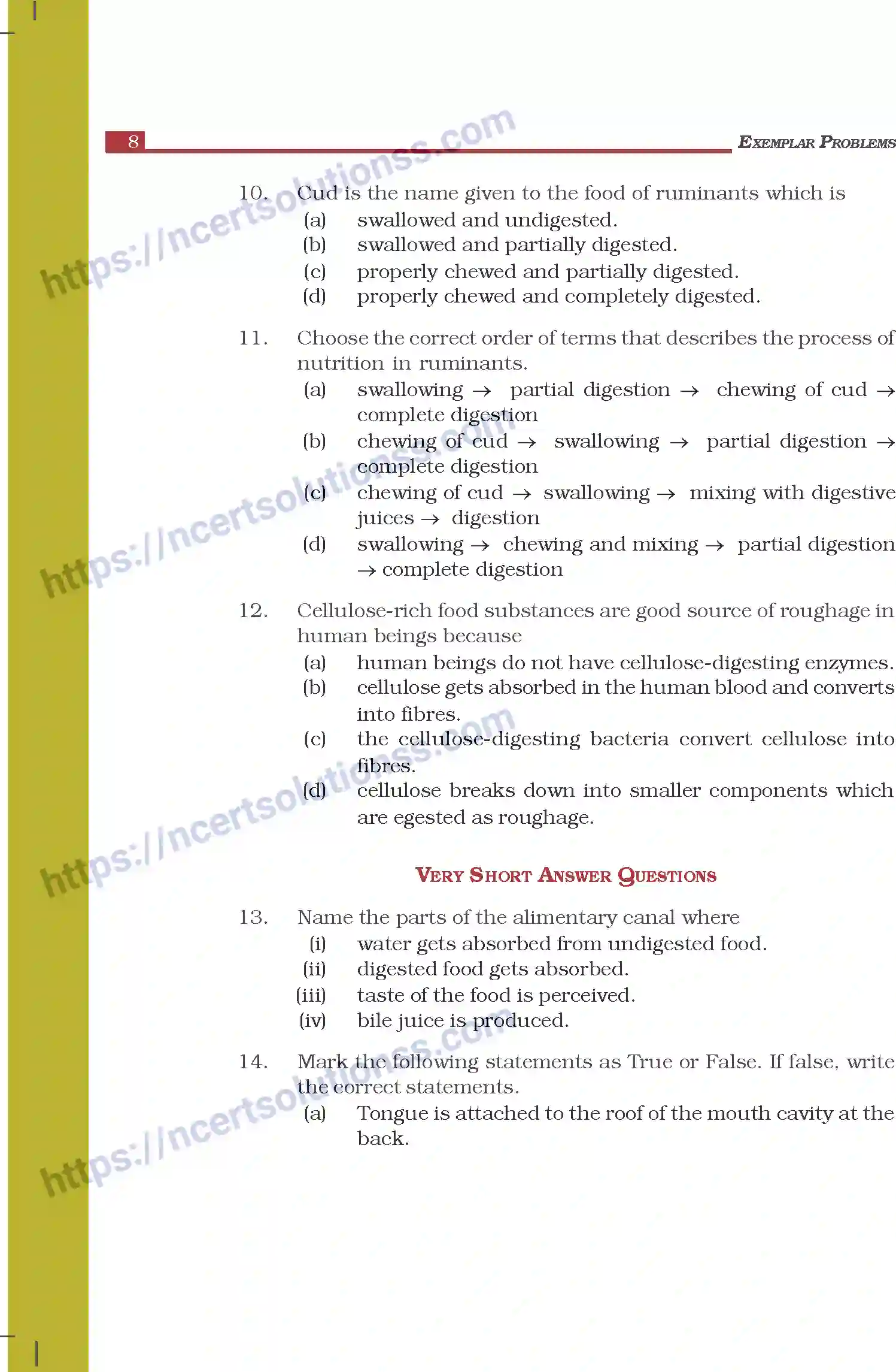 NCERT-Exemplar-Questions-Class-7-Science--Nutrition-in-Animals-263-page-3