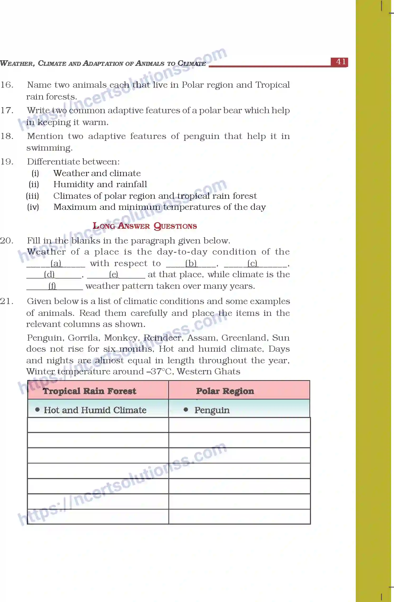 NCERT-Exemplar-Questions-Class-7-Science--Weather-Climate-and-Adaptation-of-Animals-to-Climate-268-page-4