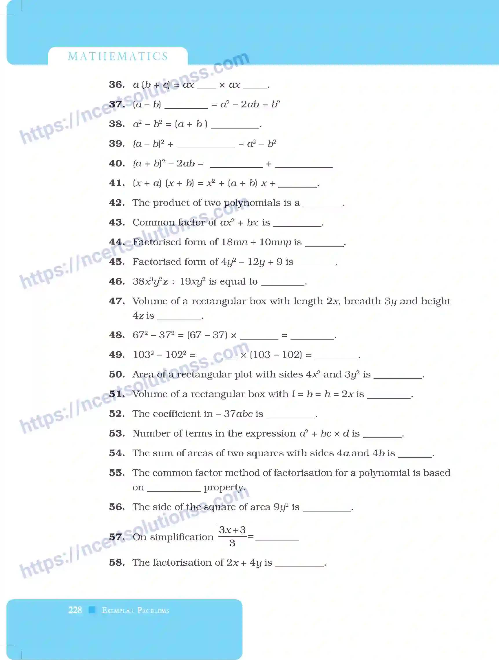 NCERT-Exemplar-Questions-Class-8-Mathematics--Algebraic-Expression-Identities-and-Factorisation-222-page-16