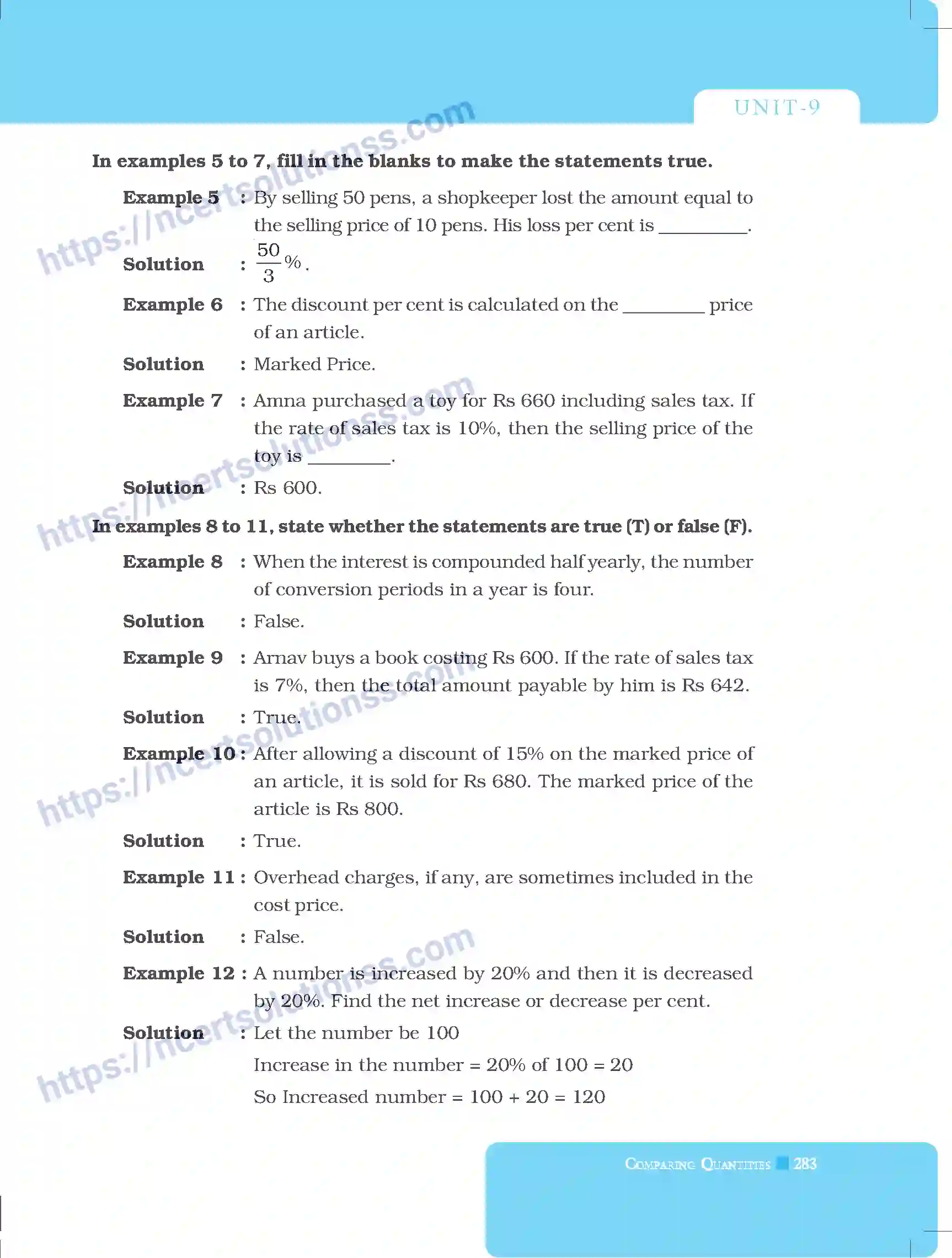 NCERT-Exemplar-Questions-Class-8-Mathematics--Comparing-Quantities-224-page-3