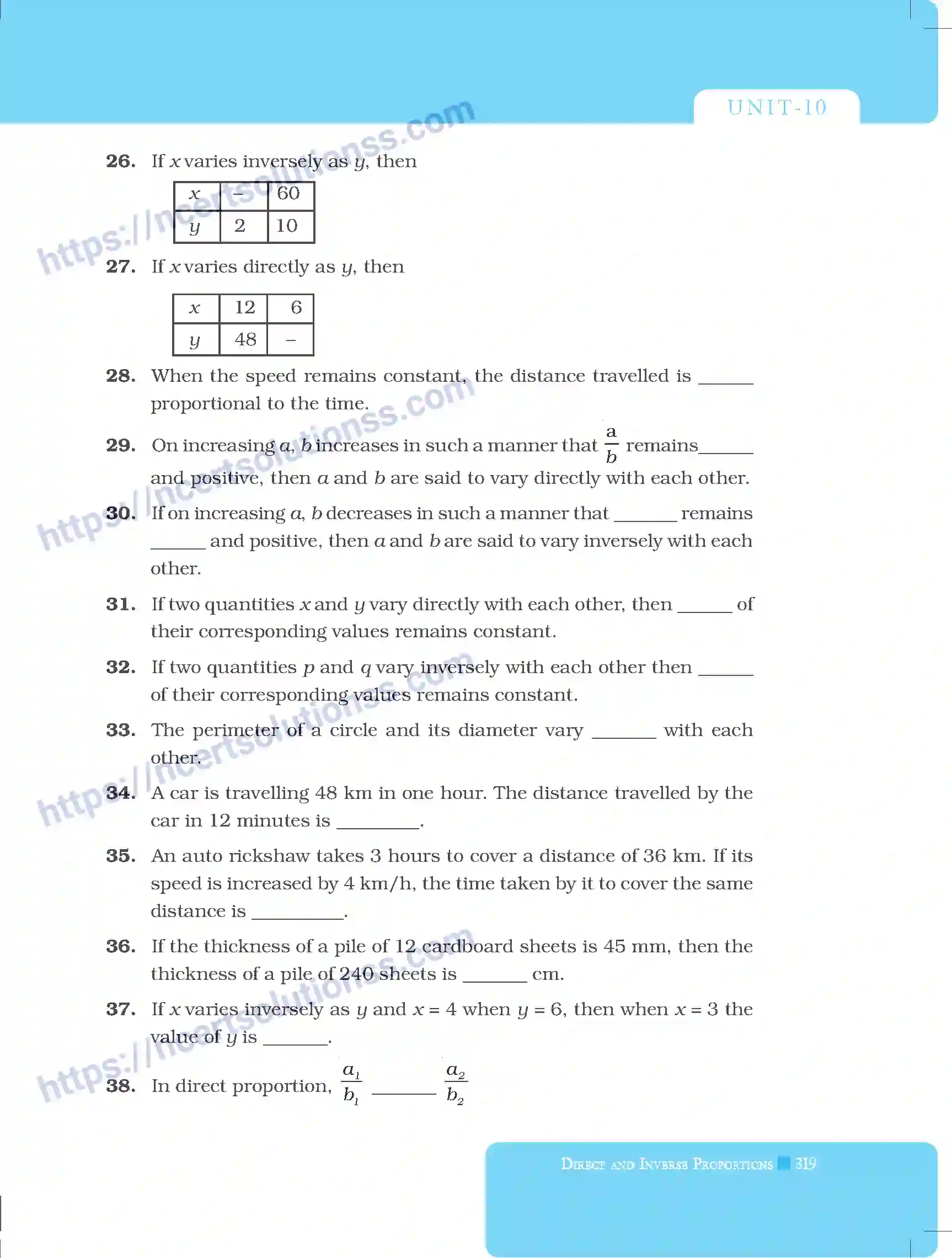 NCERT-Exemplar-Questions-Class-8-Mathematics--Direct-and-Inverse-Proportions-225-page-11