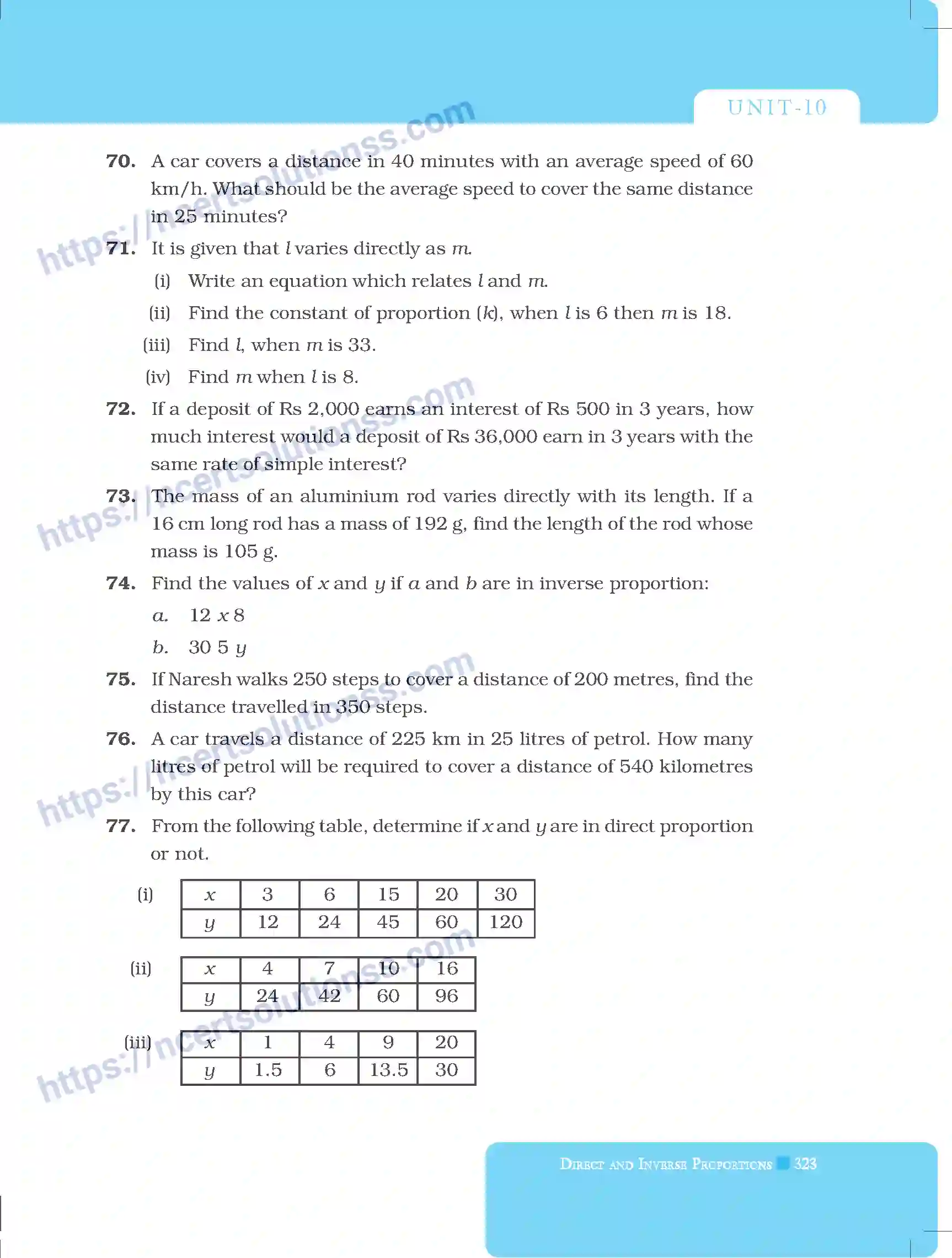 NCERT-Exemplar-Questions-Class-8-Mathematics--Direct-and-Inverse-Proportions-225-page-15