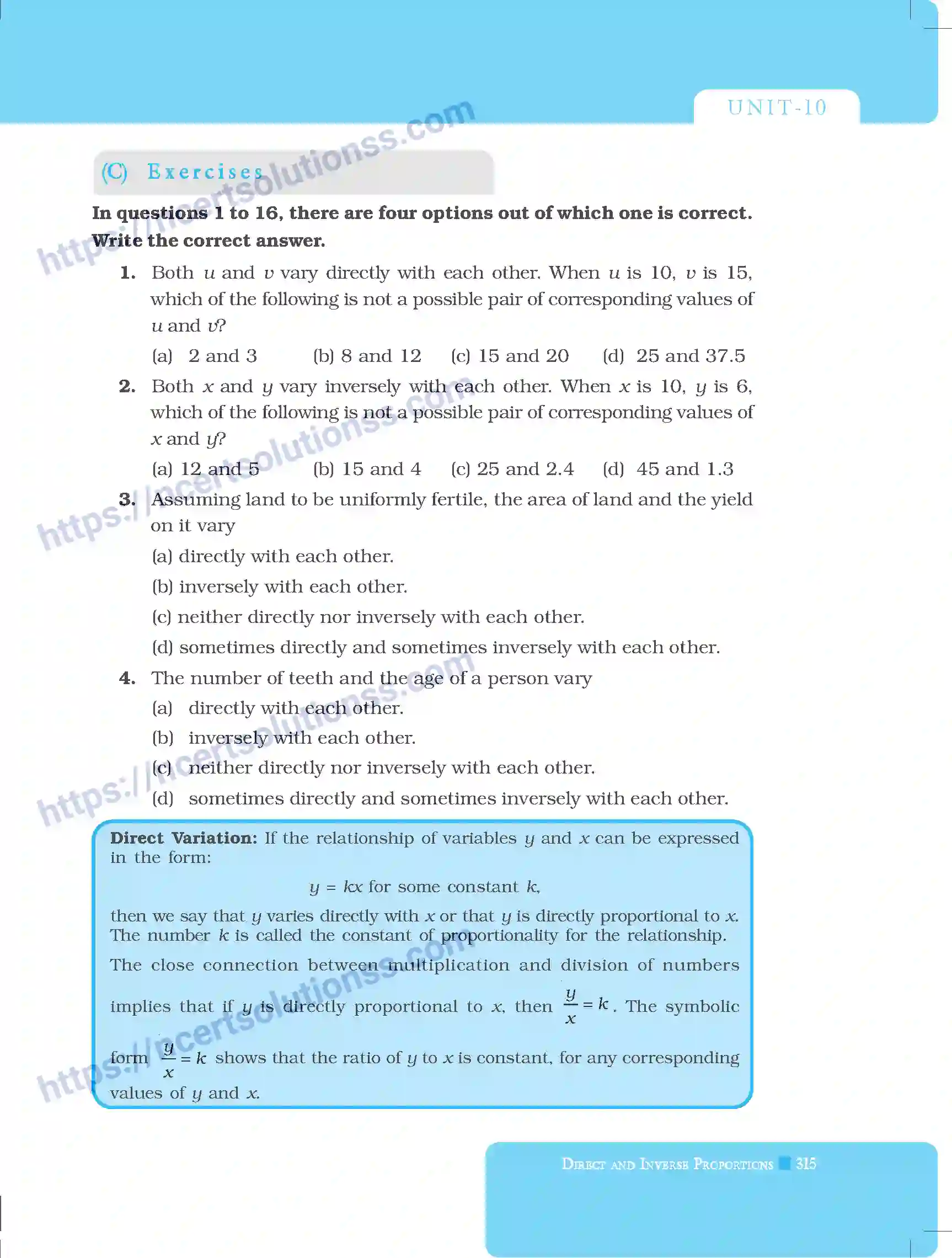 NCERT-Exemplar-Questions-Class-8-Mathematics--Direct-and-Inverse-Proportions-225-page-7