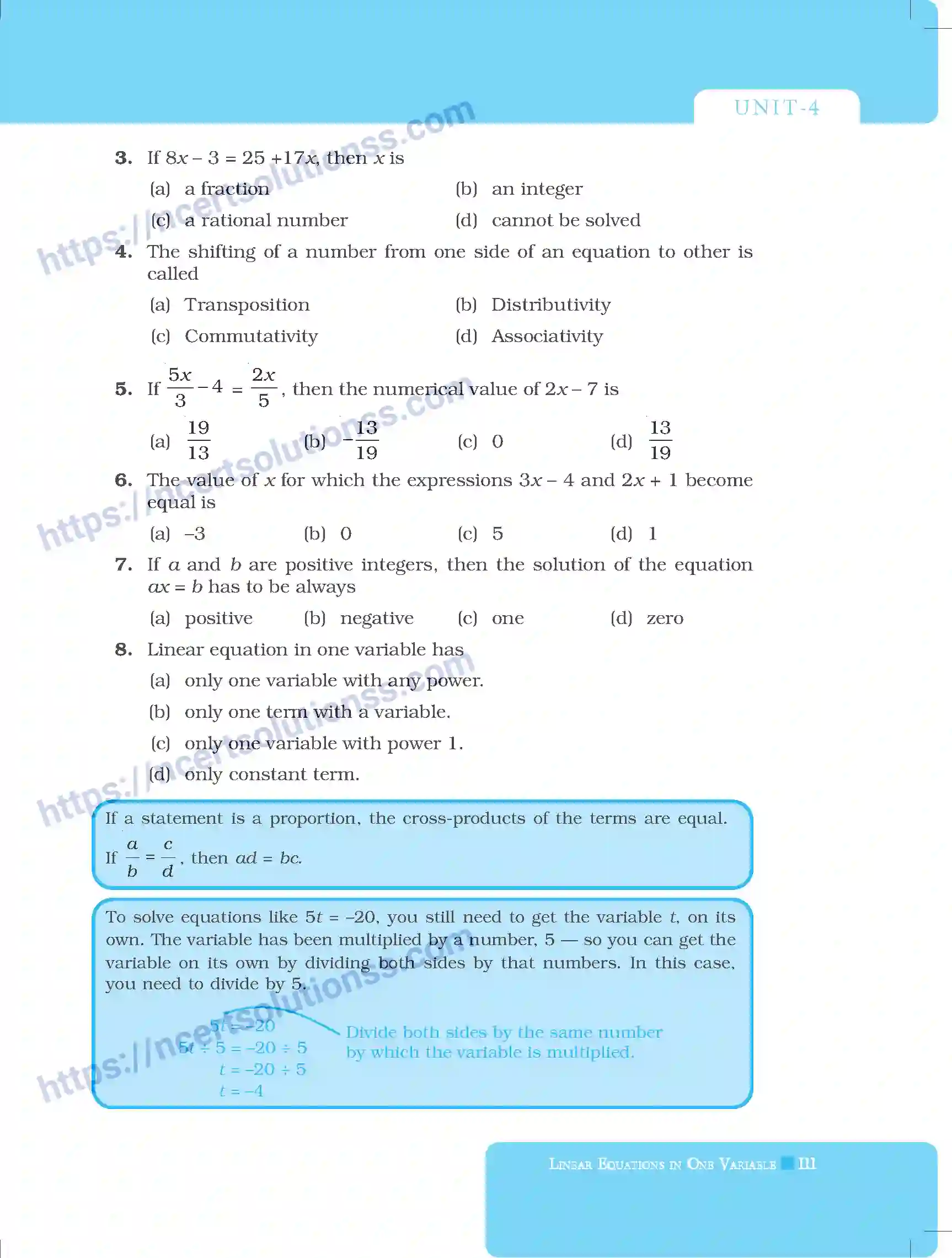 NCERT-Exemplar-Questions-Class-8-Mathematics--Linear-Equation-In-One-Variable-219-page-7