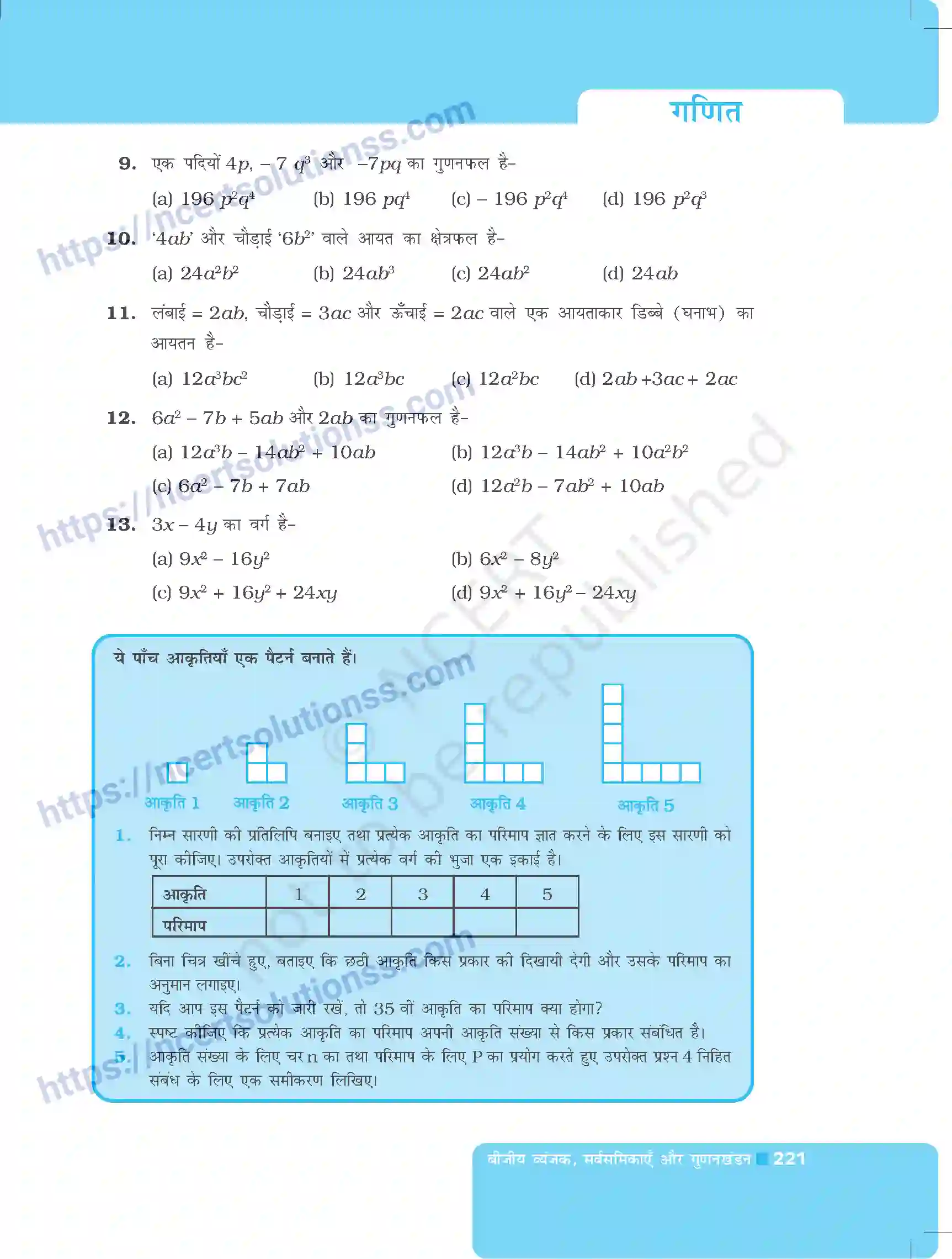 NCERT-Exemplar-Questions-Class-8-Maths--बीजीय-व्यंजक-एवं-सर्वसमिकाएँ-और-गुणनखण्डन-494-page-13