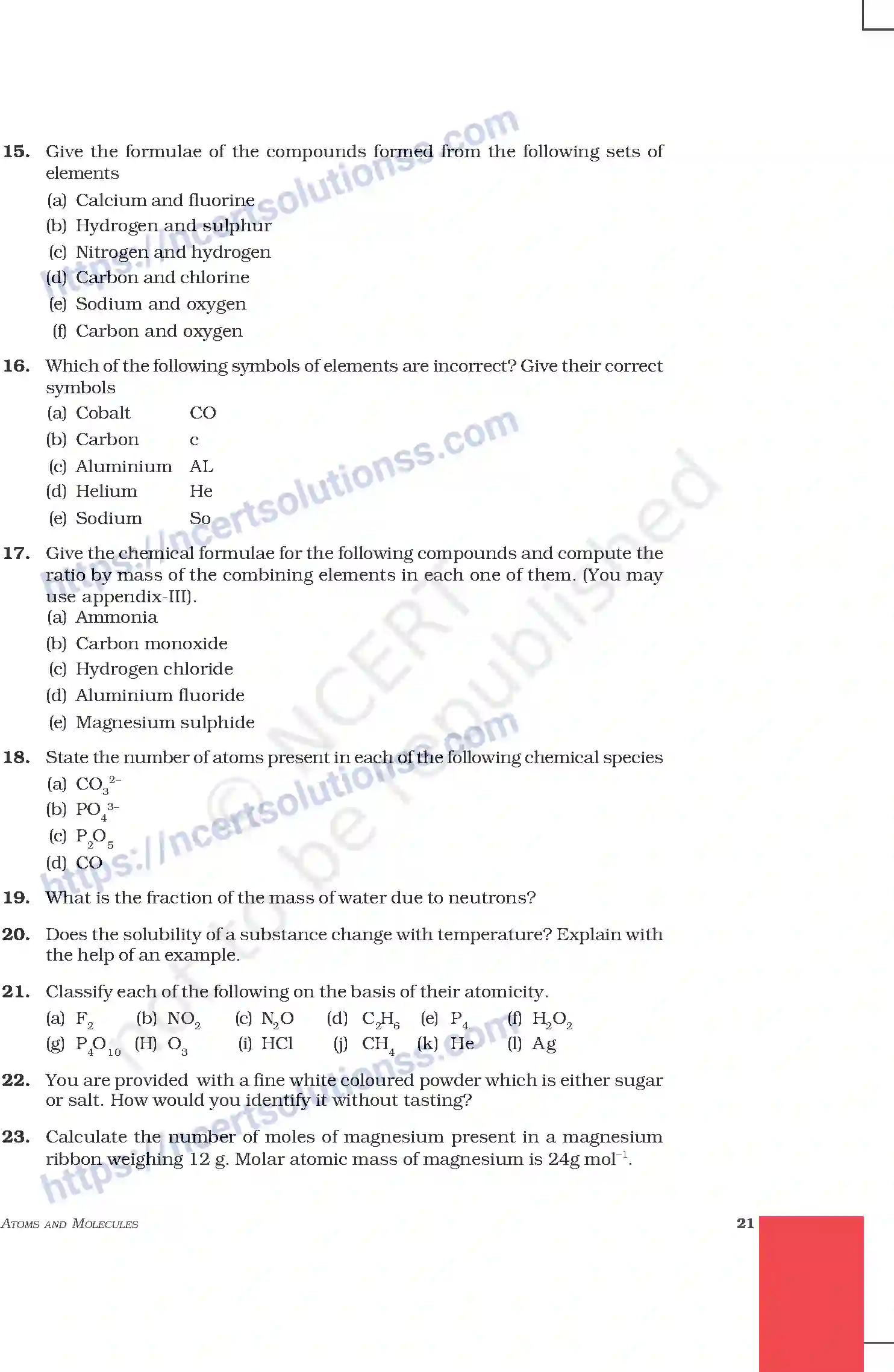 NCERT-Exemplar-Questions-Class-9-Science--Atoms-and-Molecules-200-page-3