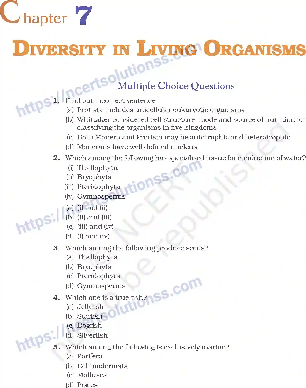 NCERT-Exemplar-Questions-Class-9-Science--Diversity-In-Living-Organism-204-page-1