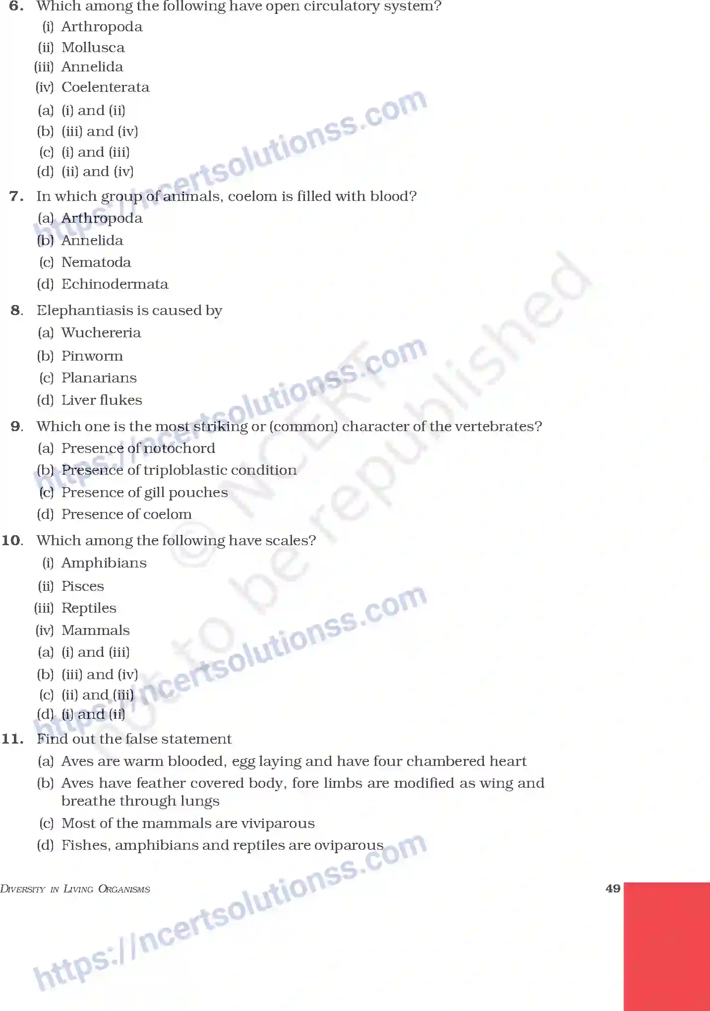 NCERT-Exemplar-Questions-Class-9-Science--Diversity-In-Living-Organism-204-page-2