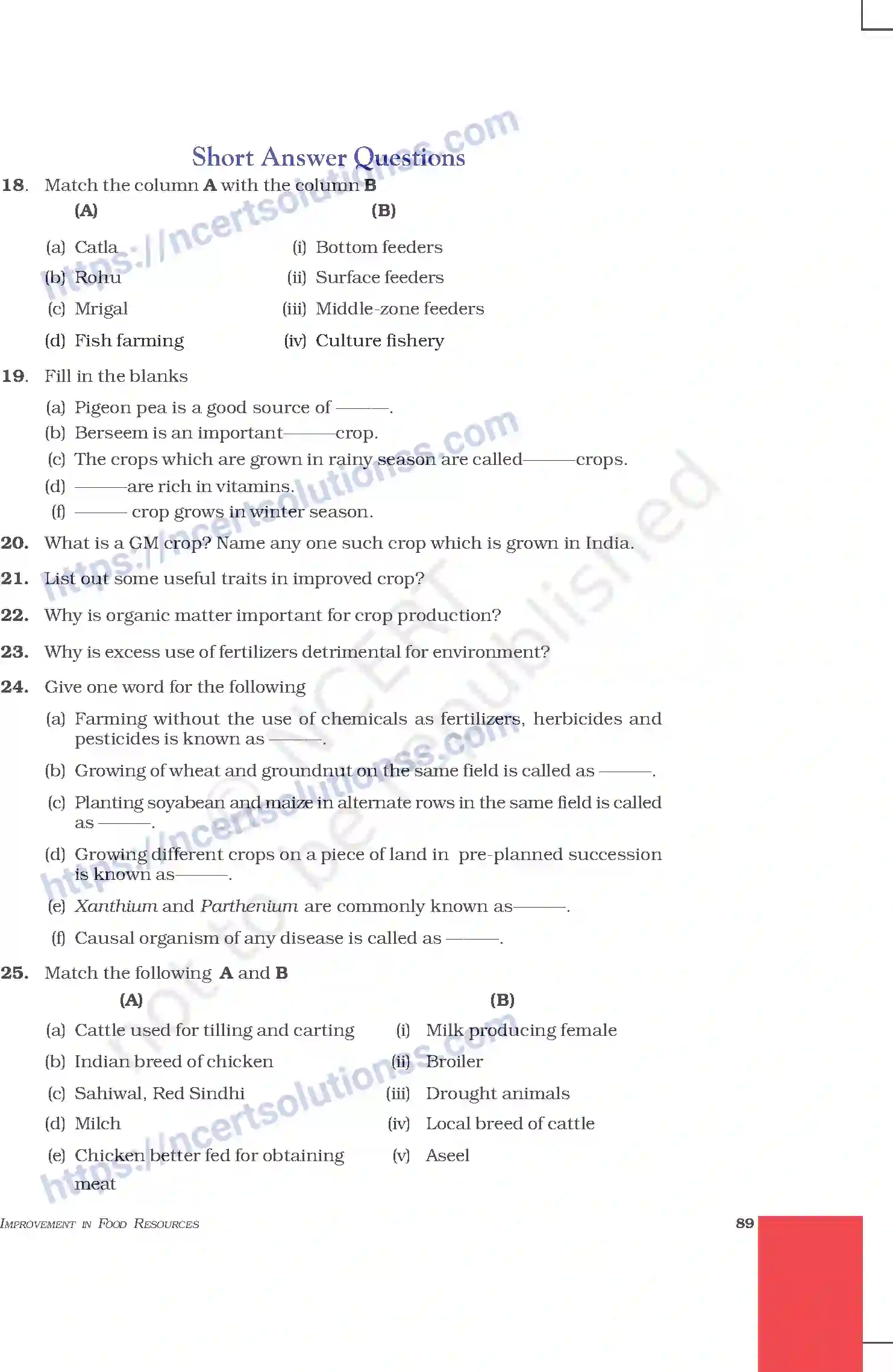 NCERT-Exemplar-Questions-Class-9-Science--Improvement-In-Food-Resources-212-page-5