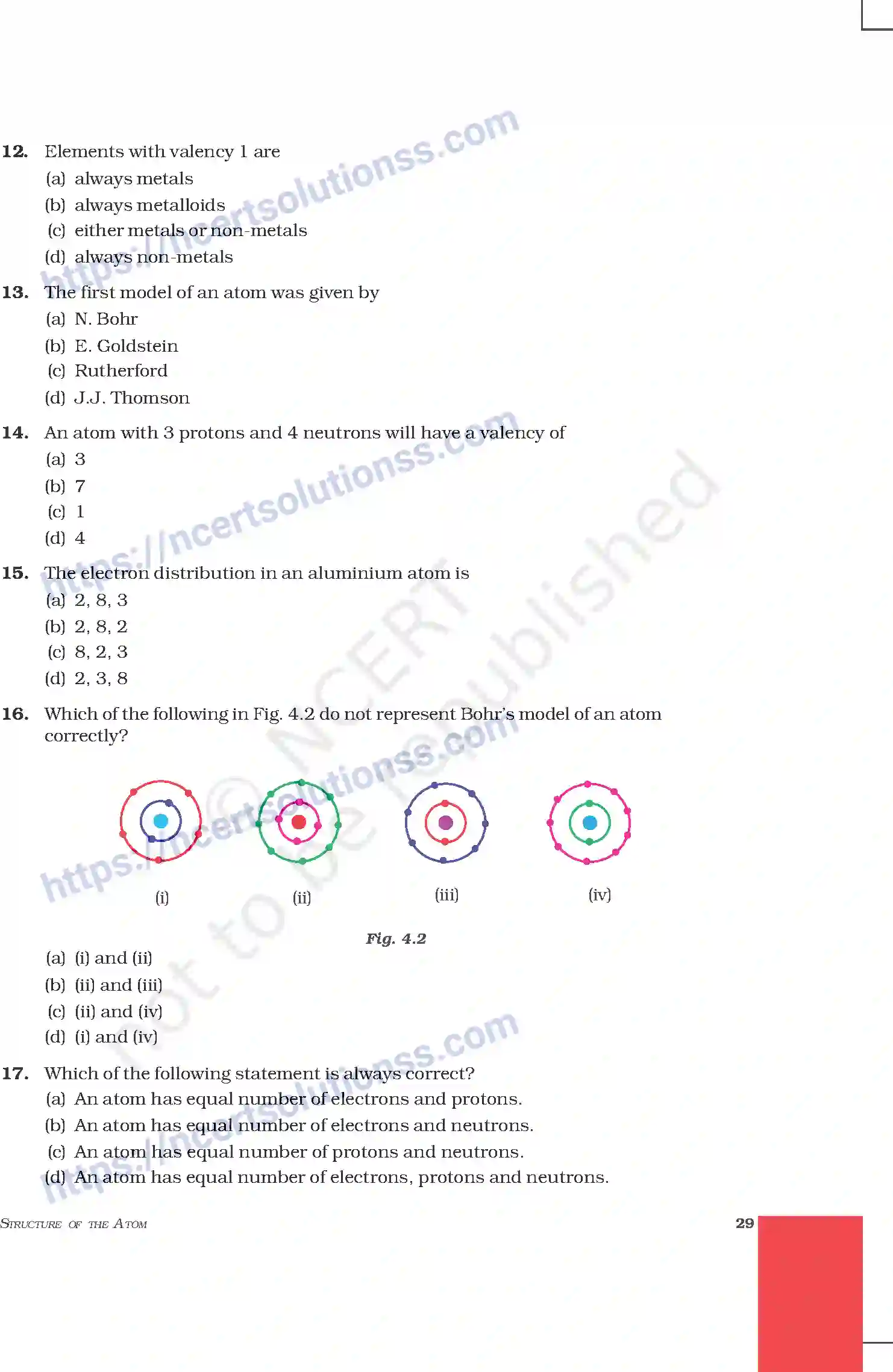 NCERT-Exemplar-Questions-Class-9-Science--Structure-Of-The-Atoms-201-page-4