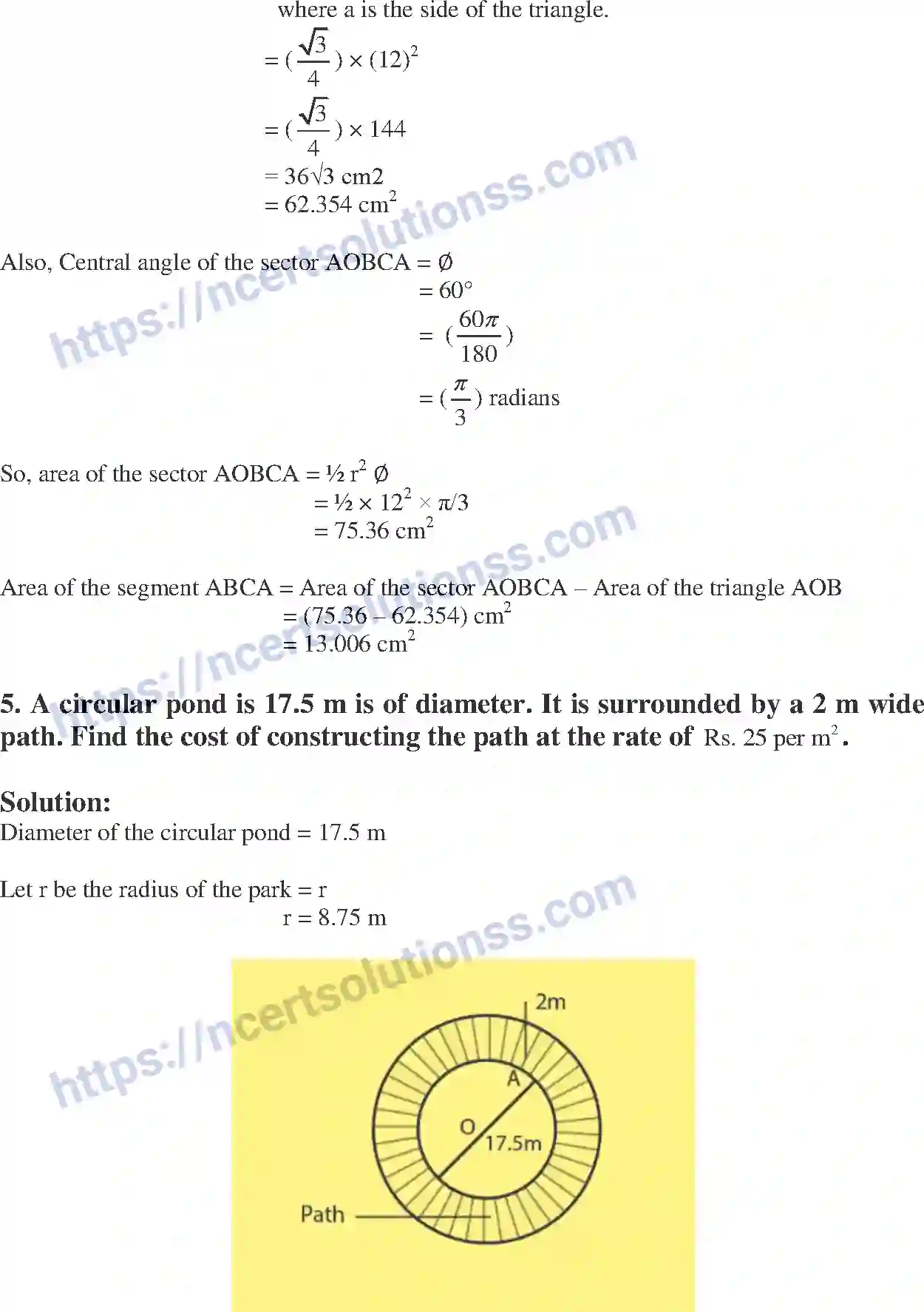 NCERT-Exemplar-Solution-Class-10-Mathematics-Area-Related-To-Circles-137-page-33