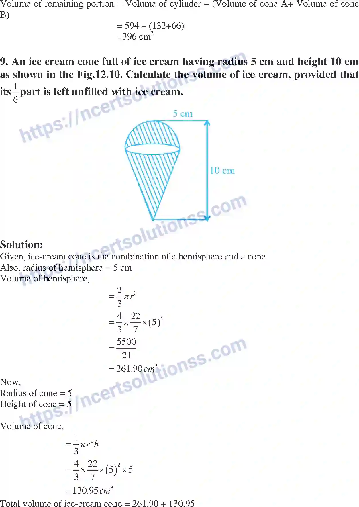 NCERT-Exemplar-Solution-Class-10-Mathematics-Surface-Areas-and-Volumes-138-page-27