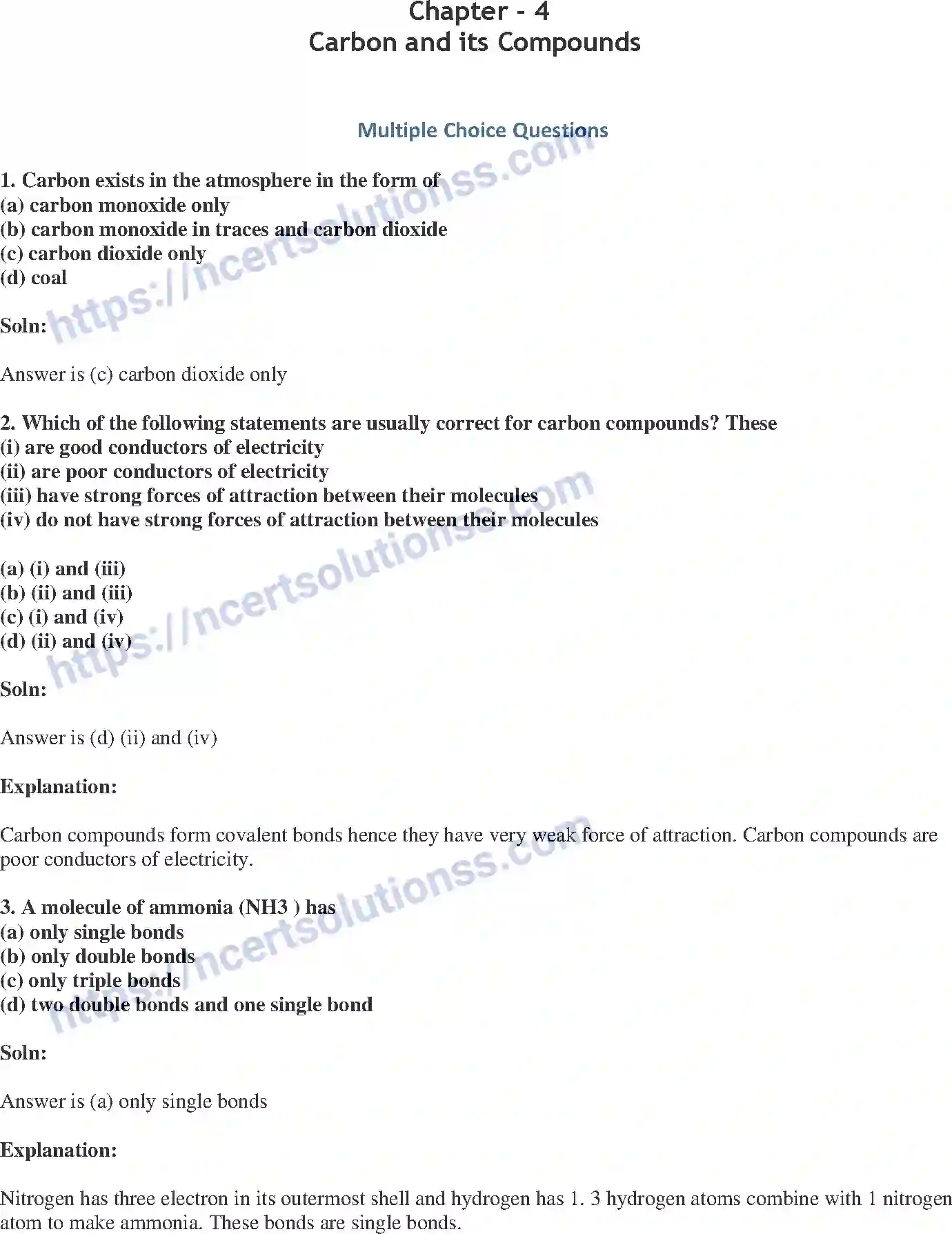NCERT-Exemplar-Solution-Class-10-Science-Carbon-and-its-Compounds-143-page-1