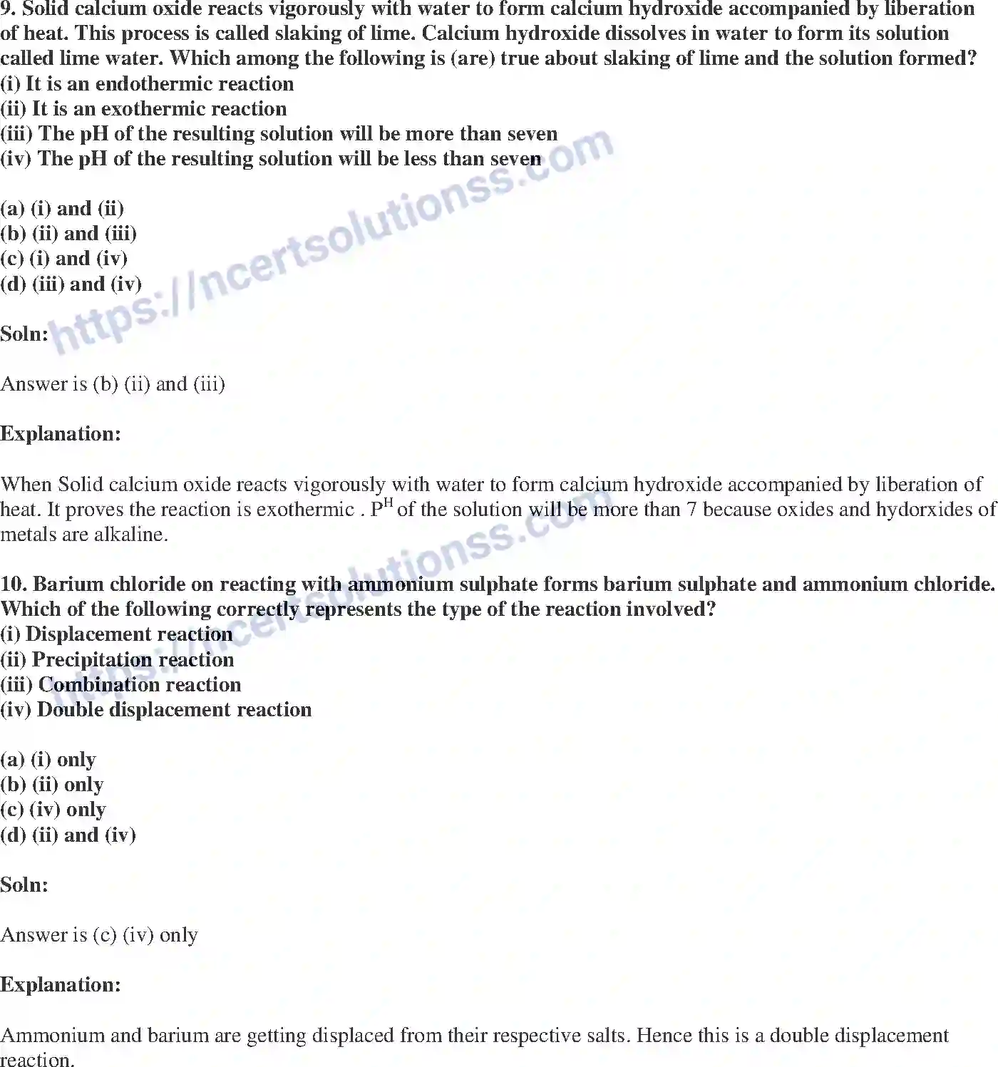 NCERT-Exemplar-Solution-Class-10-Science-Chemical-Reactions-and-Equations-140-page-5