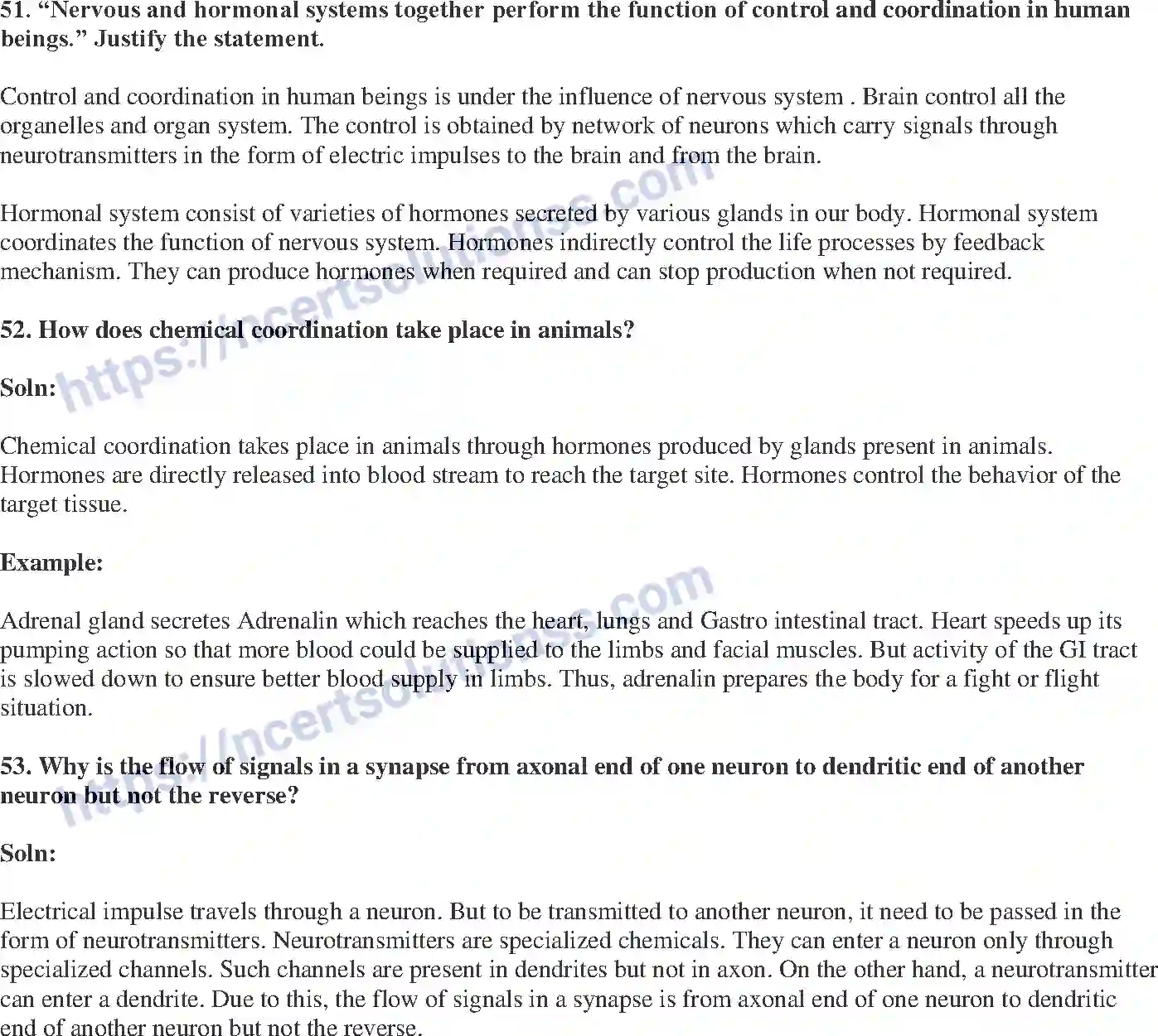 NCERT-Exemplar-Solution-Class-10-Science-Control-and-Coordination-146-page-21