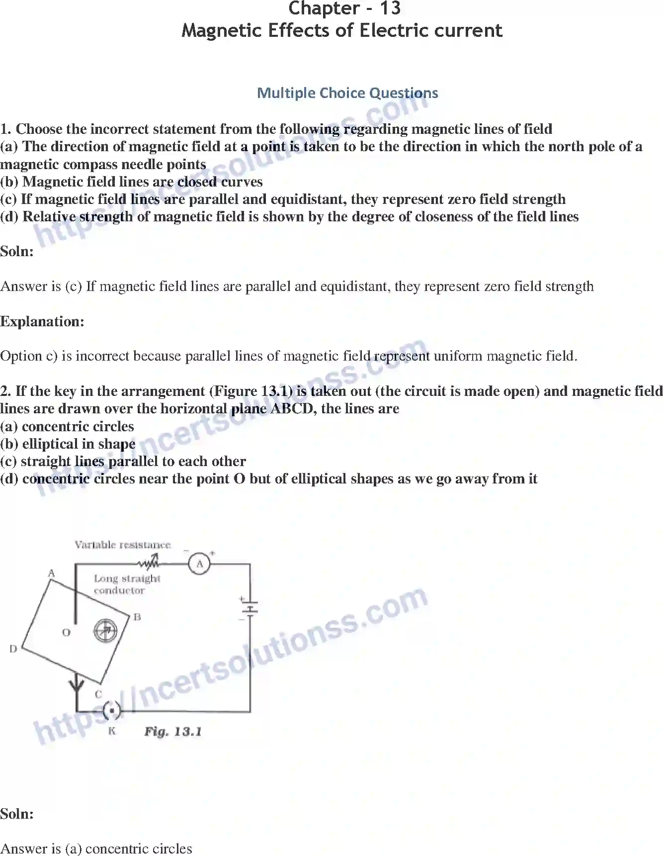 NCERT-Exemplar-Solution-Class-10-Science-Magnetic-Effects-of-Electric-Current-152-page-1