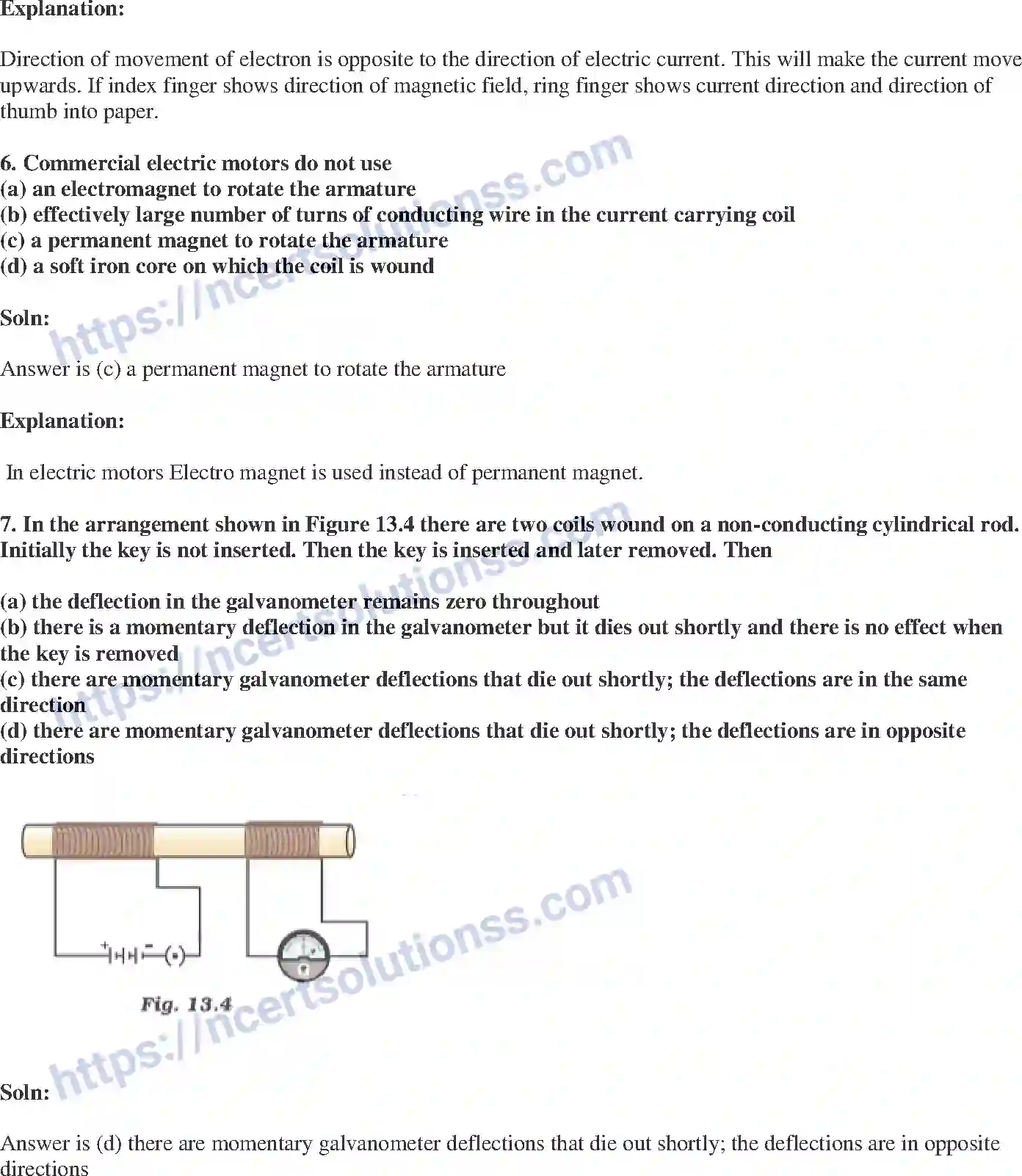 NCERT-Exemplar-Solution-Class-10-Science-Magnetic-Effects-of-Electric-Current-152-page-4