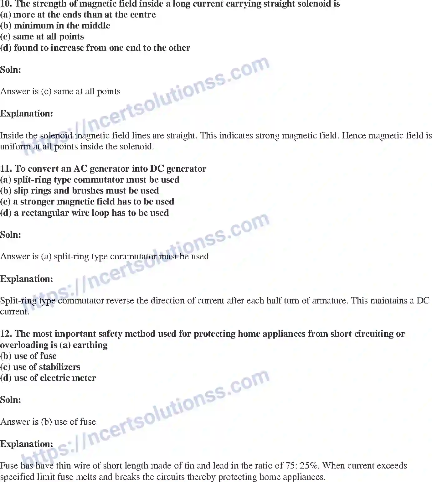 NCERT-Exemplar-Solution-Class-10-Science-Magnetic-Effects-of-Electric-Current-152-page-6