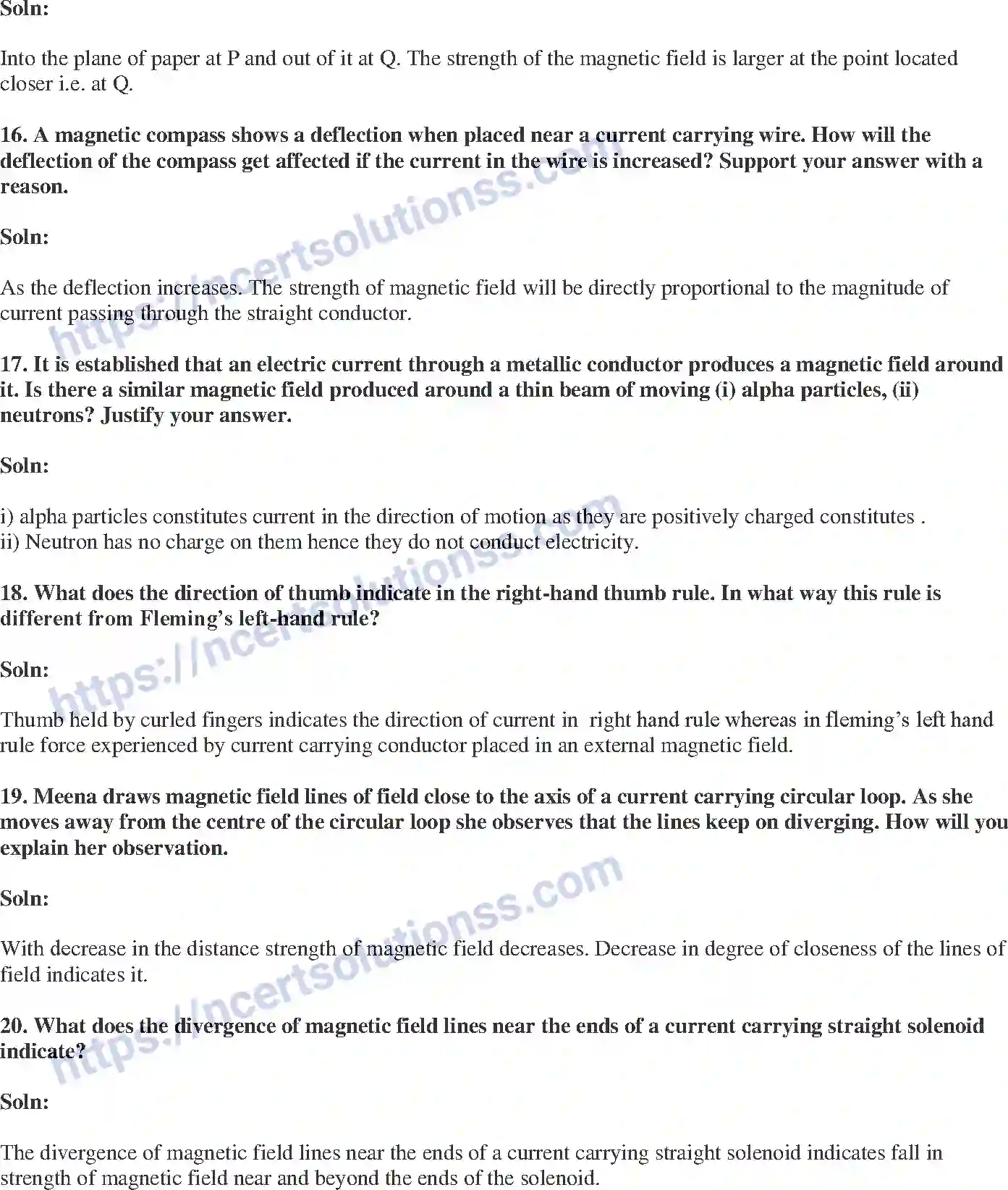 NCERT-Exemplar-Solution-Class-10-Science-Magnetic-Effects-of-Electric-Current-152-page-8