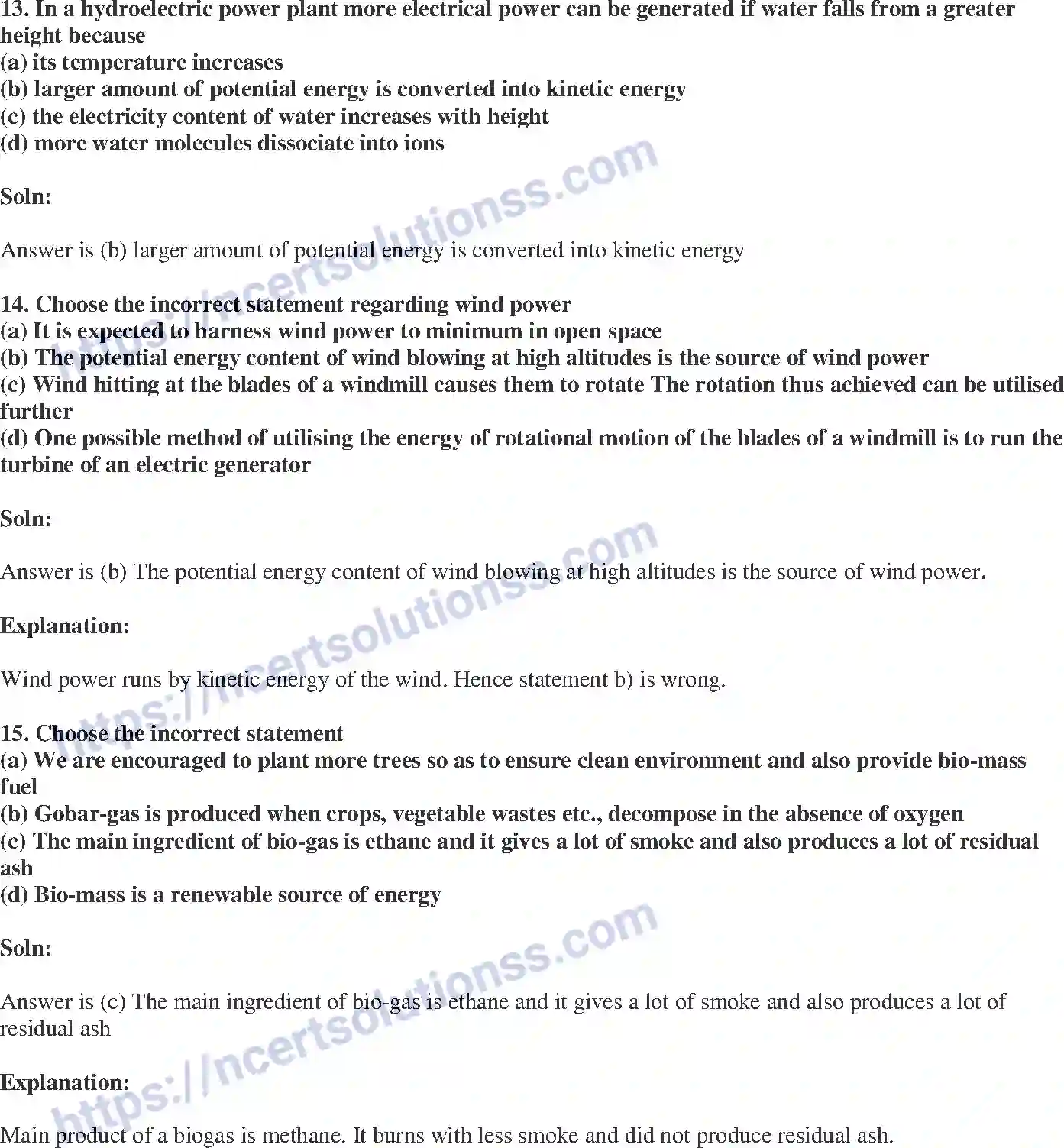 NCERT-Exemplar-Solution-Class-10-Science-Source-of-Energy-153-page-5
