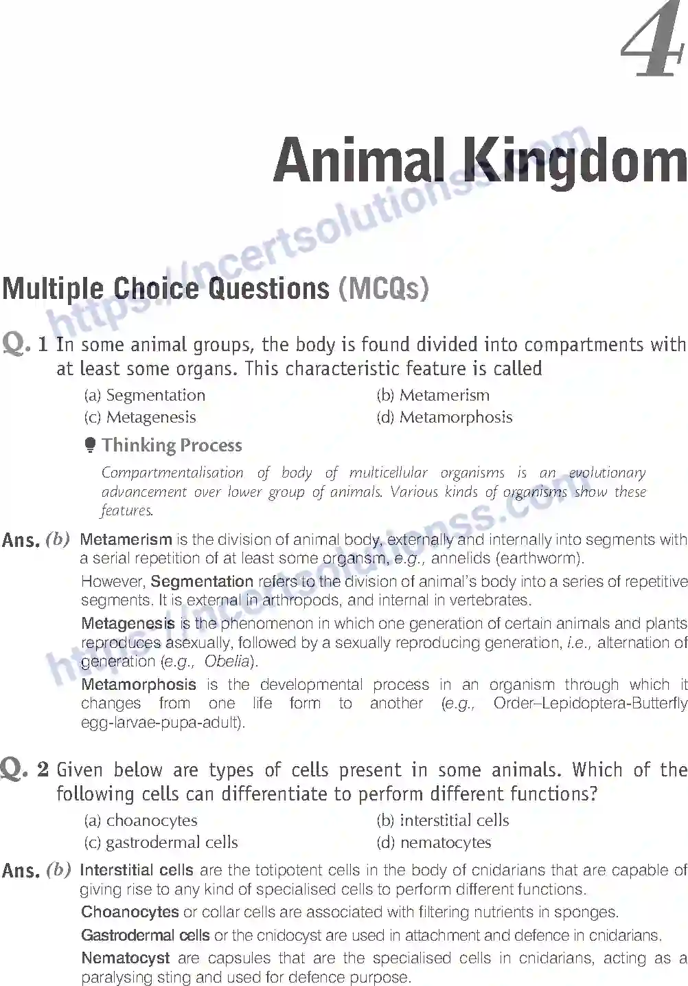 NCERT-Exemplar-Solution-Class-11-Biology-Animal-Kingdom-80-page-1