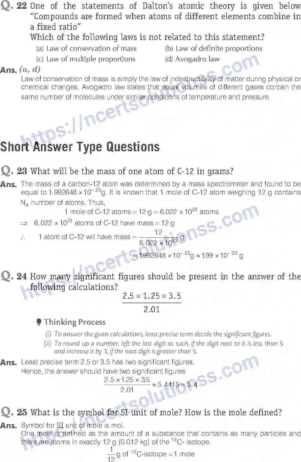 NCERT-Exemplar-Solution-Class-11-Chemistry-Some-Basic-Concepts-of-Chemistry-99-page-9