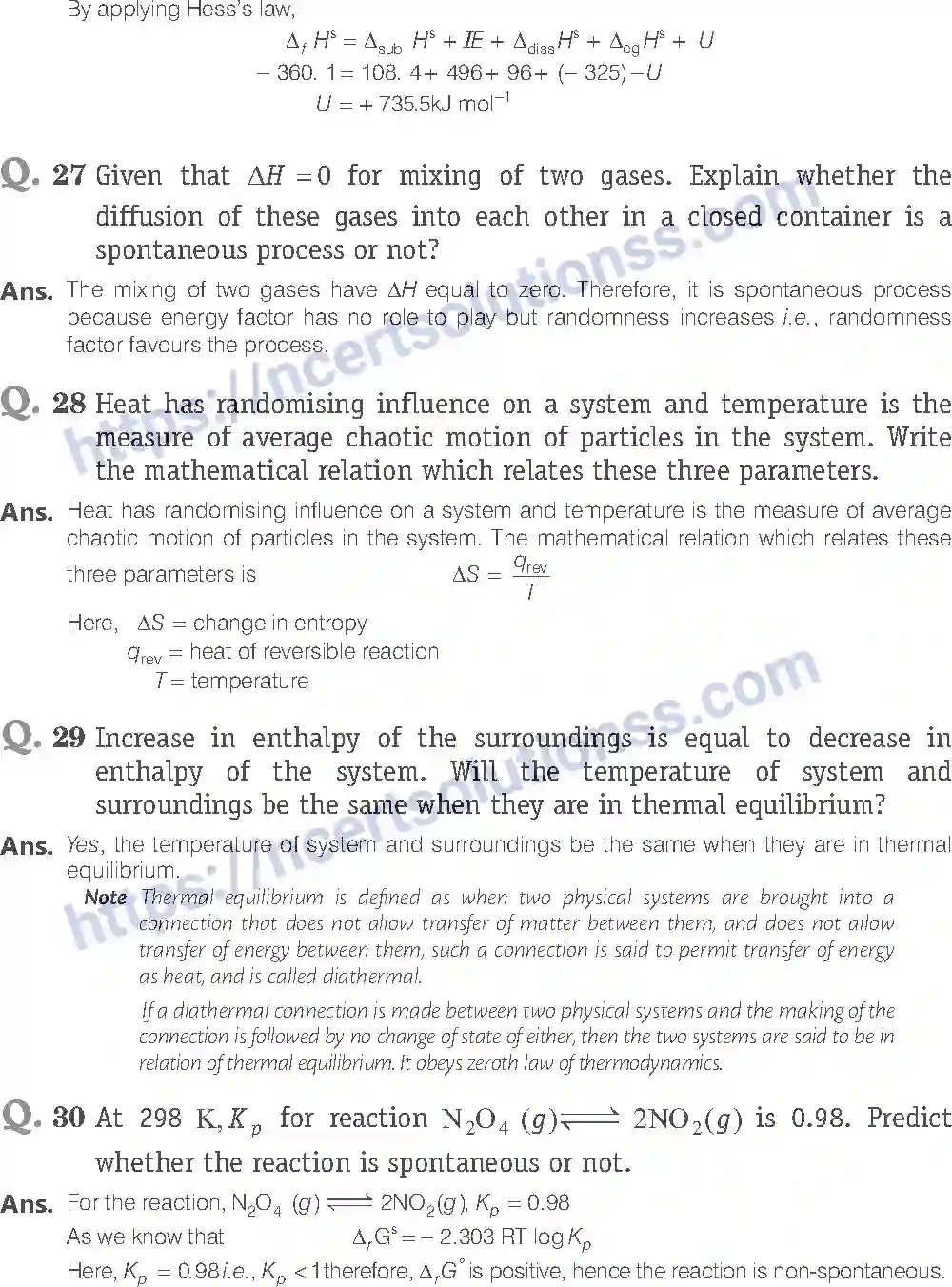 NCERT-Exemplar-Solution-Class-11-Chemistry-Thermodynamics-104-page-10