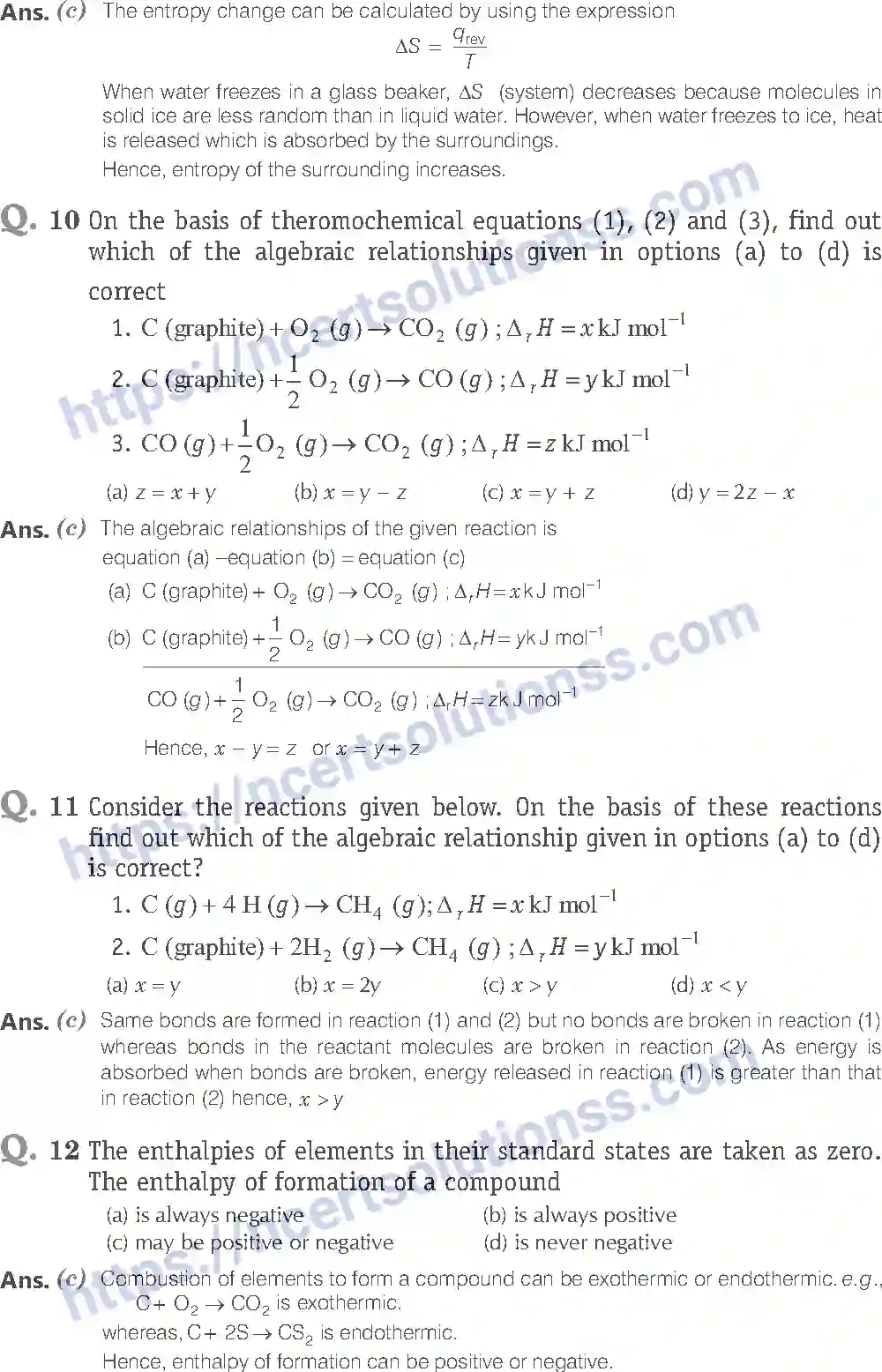 NCERT-Exemplar-Solution-Class-11-Chemistry-Thermodynamics-104-page-4