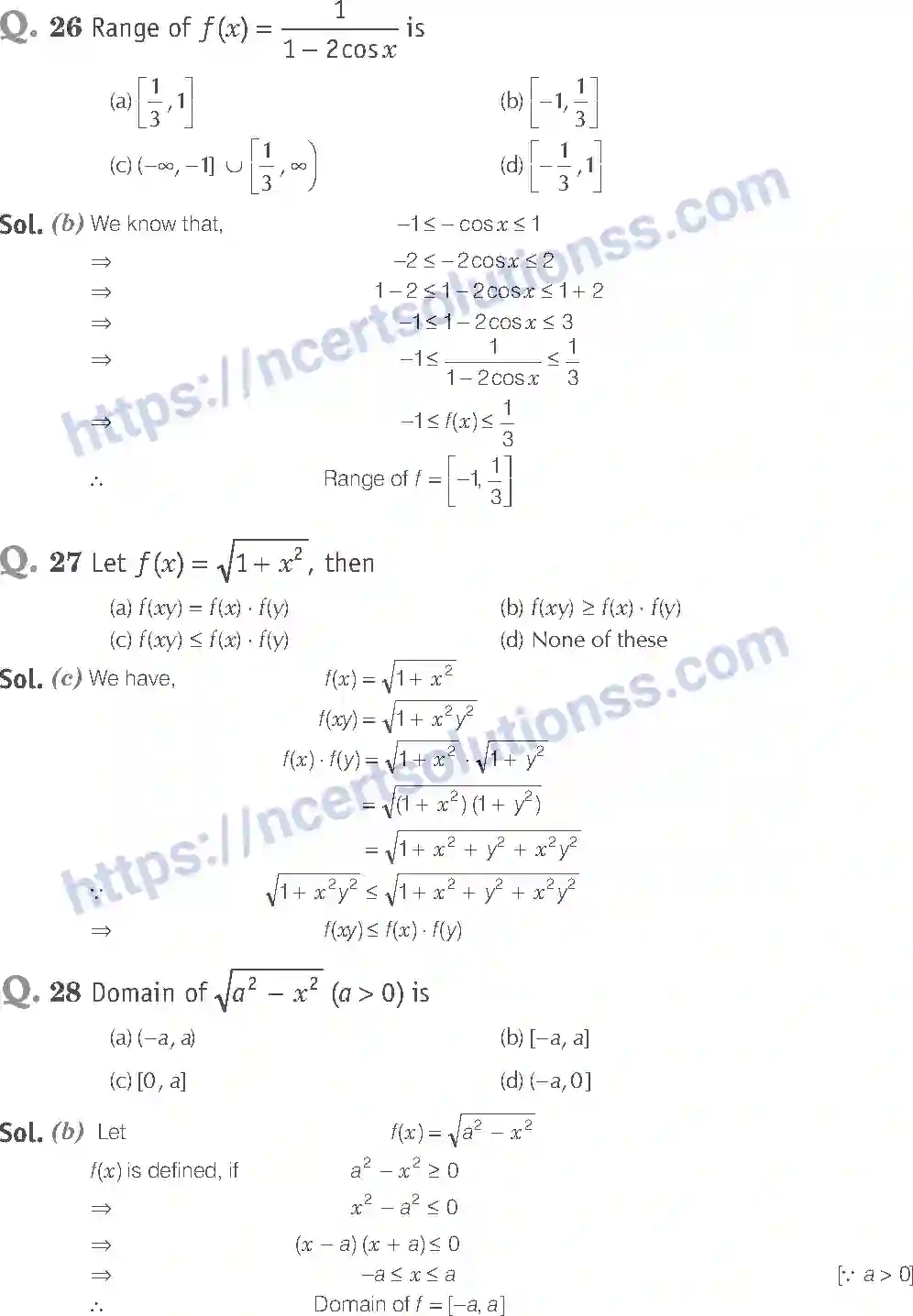 NCERT-Exemplar-Solution-Class-11-Mathematics-Relations-And-Functions-62-page-11