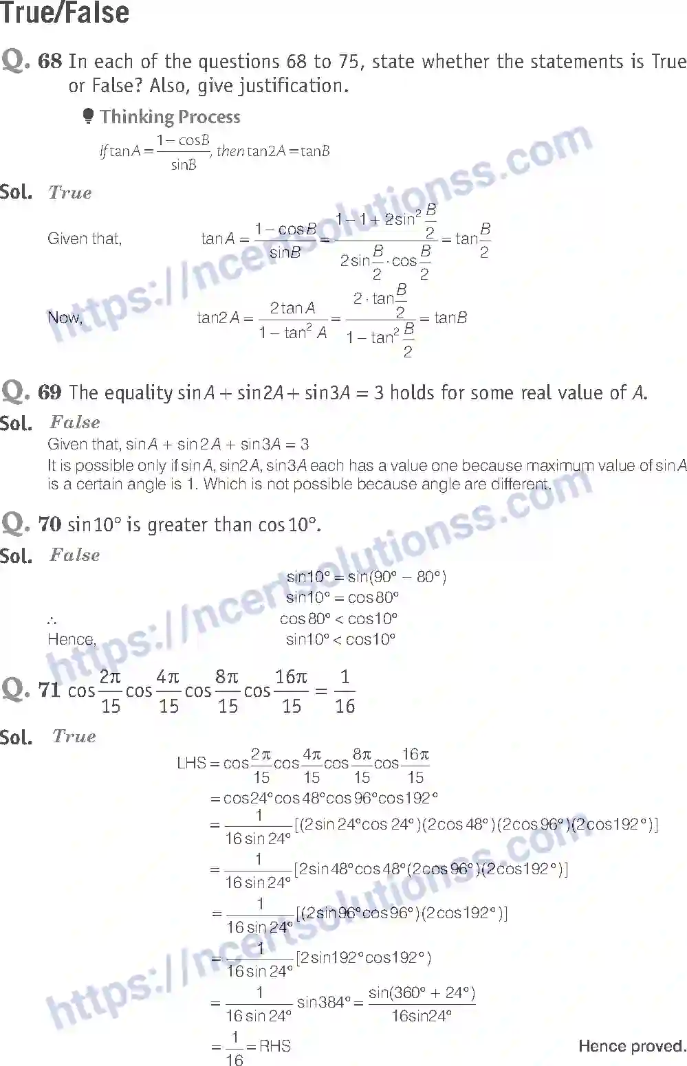 NCERT-Exemplar-Solution-Class-11-Mathematics-Trigonometric-Functions-63-page-27