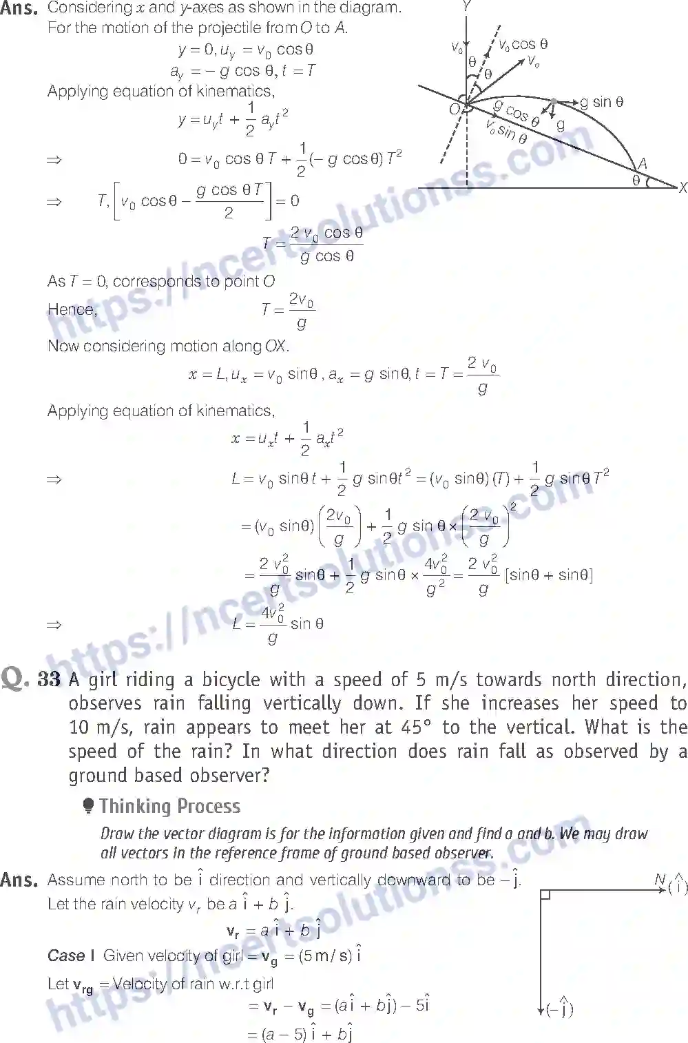 NCERT-Exemplar-Solution-Class-11-Physics-Motion-In-a-Plane-115-page-19