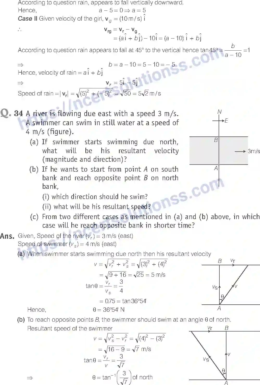 NCERT-Exemplar-Solution-Class-11-Physics-Motion-In-a-Plane-115-page-20