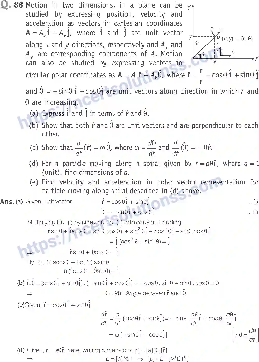 NCERT-Exemplar-Solution-Class-11-Physics-Motion-In-a-Plane-115-page-23
