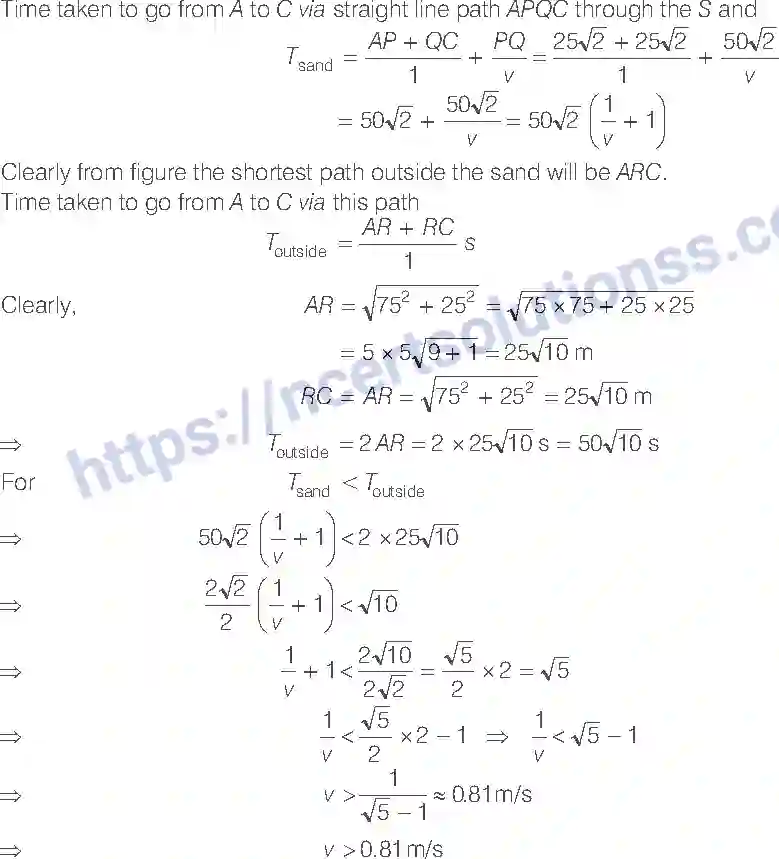 NCERT-Exemplar-Solution-Class-11-Physics-Motion-In-a-Plane-115-page-25