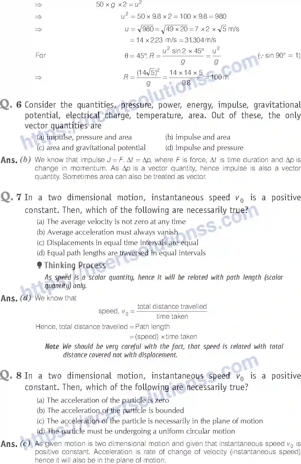 NCERT-Exemplar-Solution-Class-11-Physics-Motion-In-a-Plane-115-page-3