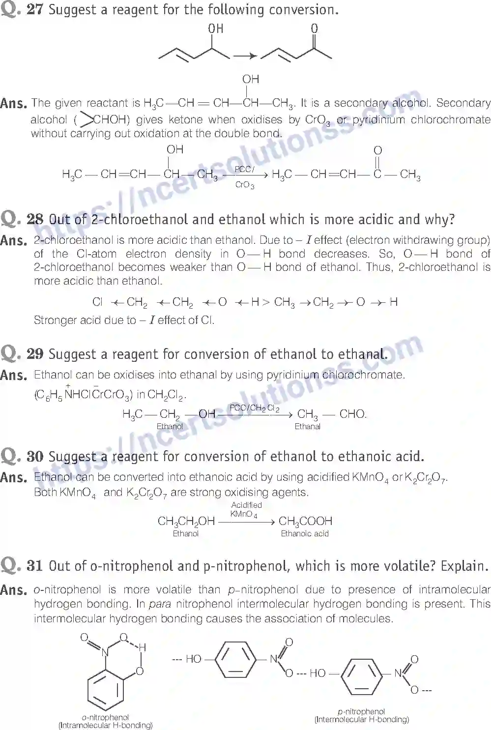 NCERT-Exemplar-Solution-Class-12-Chemistry-Alcohols-Phenols-and-Ethers-40-page-11