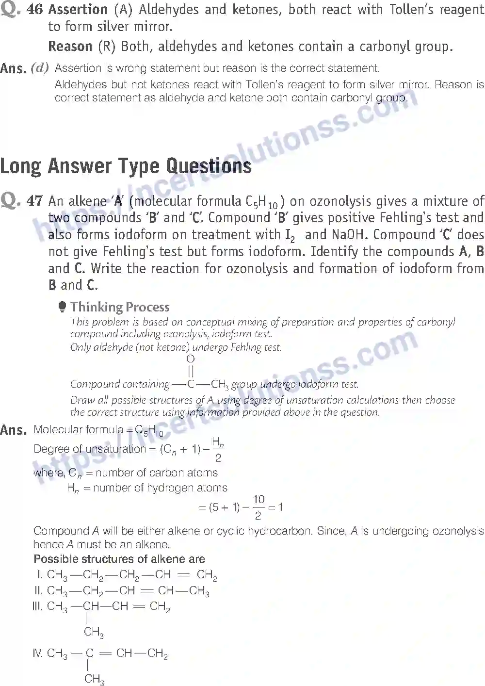 NCERT-Exemplar-Solution-Class-12-Chemistry-Aldehyde-Ketones-and-Carboxylic-Acids-41-page-20