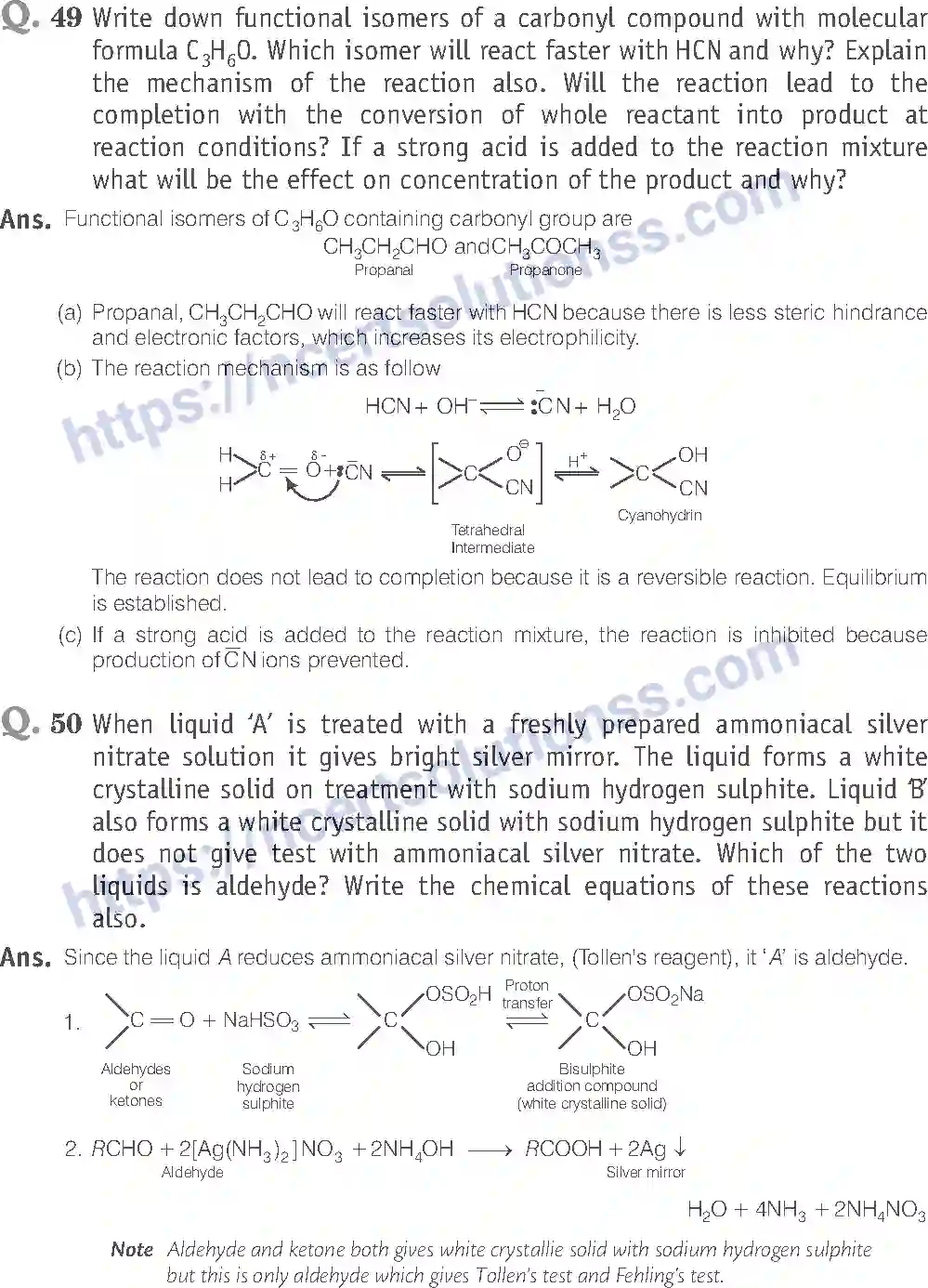 NCERT-Exemplar-Solution-Class-12-Chemistry-Aldehyde-Ketones-and-Carboxylic-Acids-41-page-23