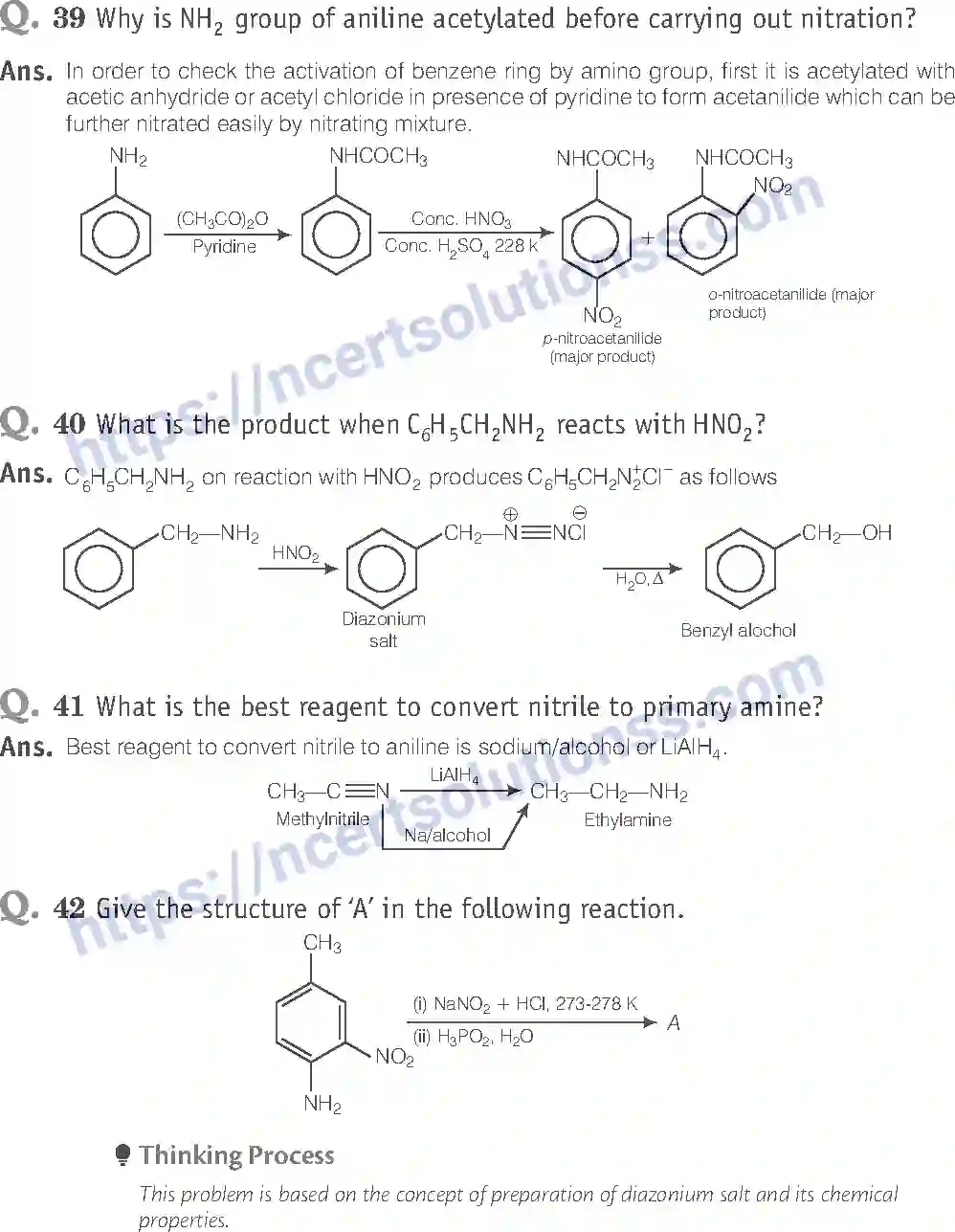 NCERT-Exemplar-Solution-Class-12-Chemistry-Amines-42-page-16